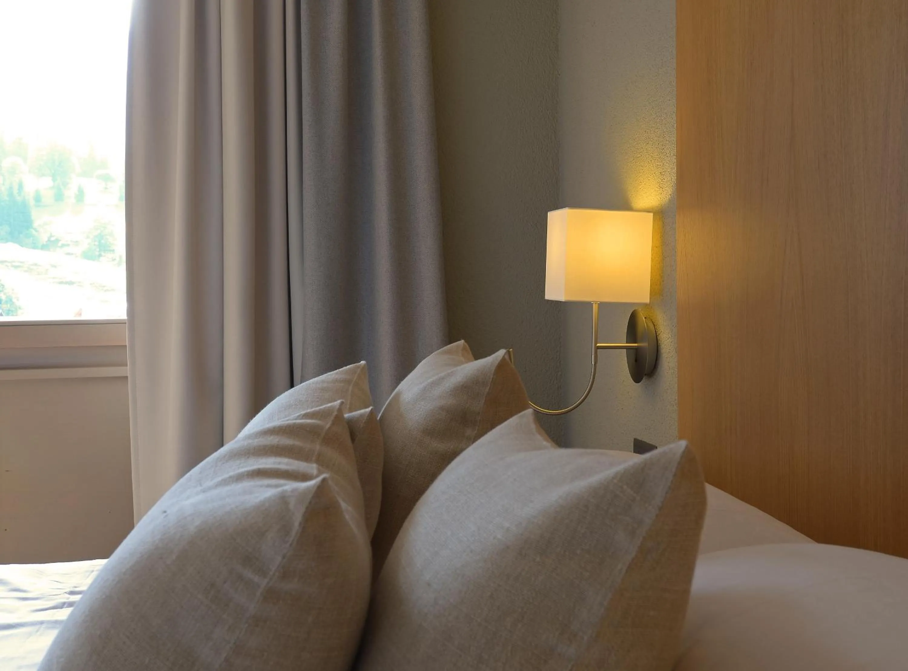 Bed in Hotel Maya Caprice