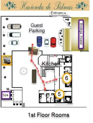 Floor plan in Hacienda De Palmas