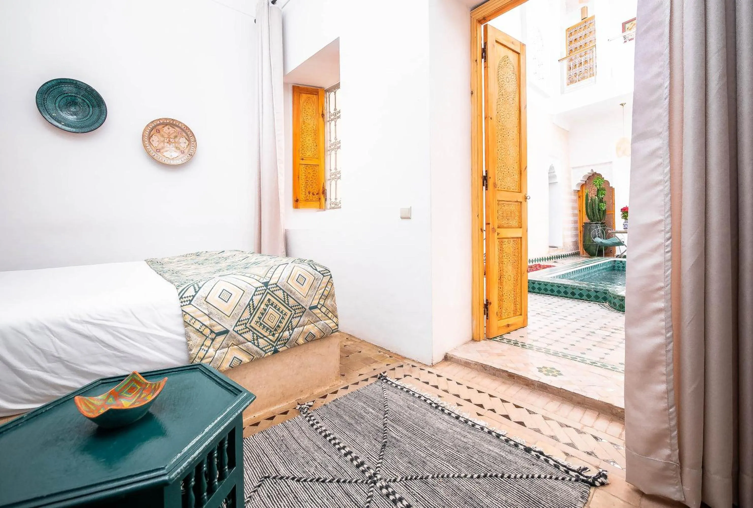 Bedroom, Bed in Riad La Croix Berbere