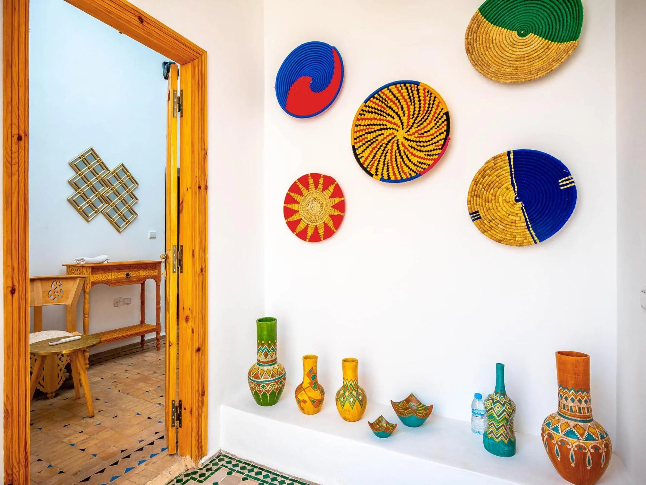 Decorative detail in Riad La Croix Berbere