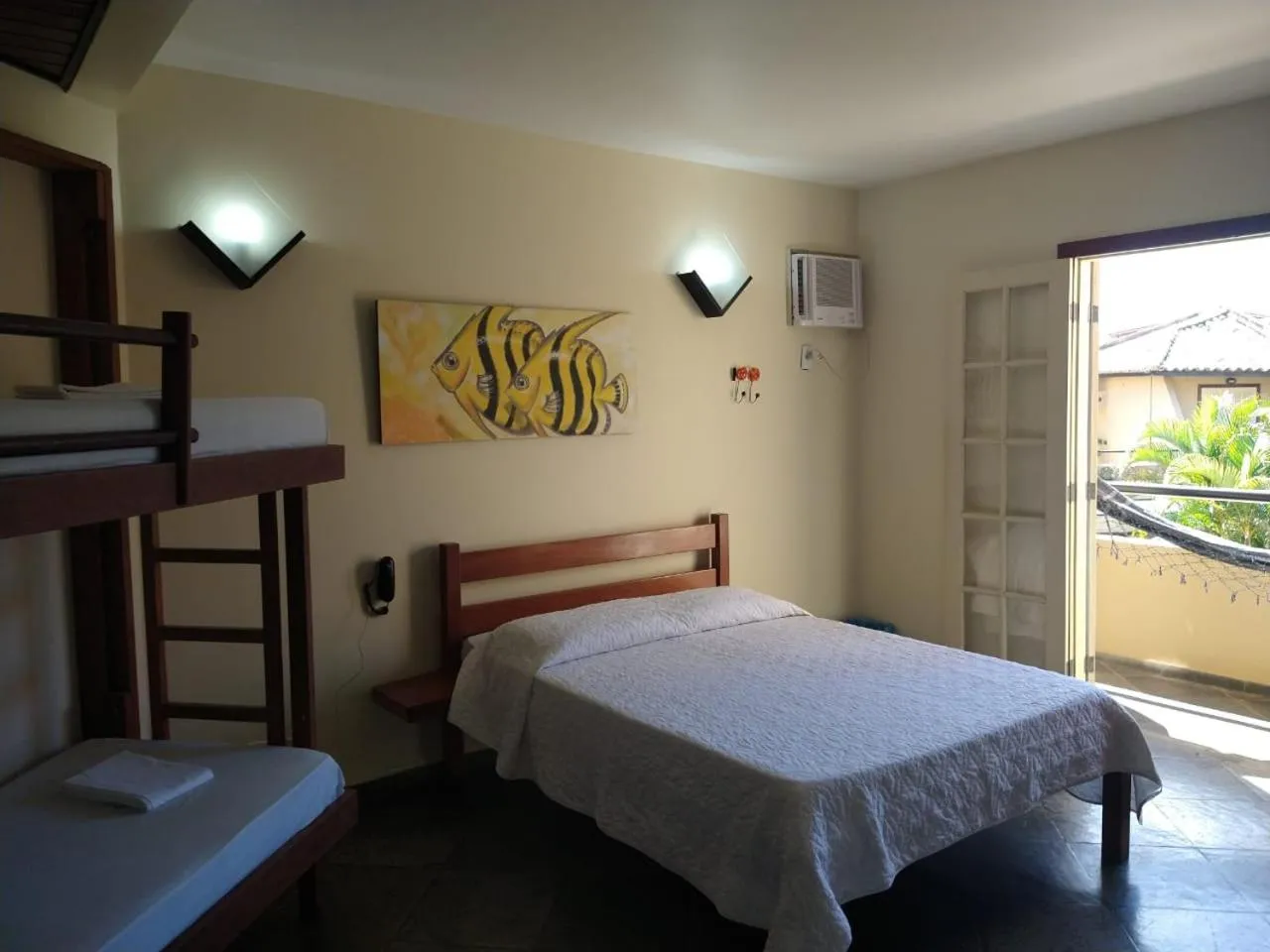 Bed in Pousada Genesis