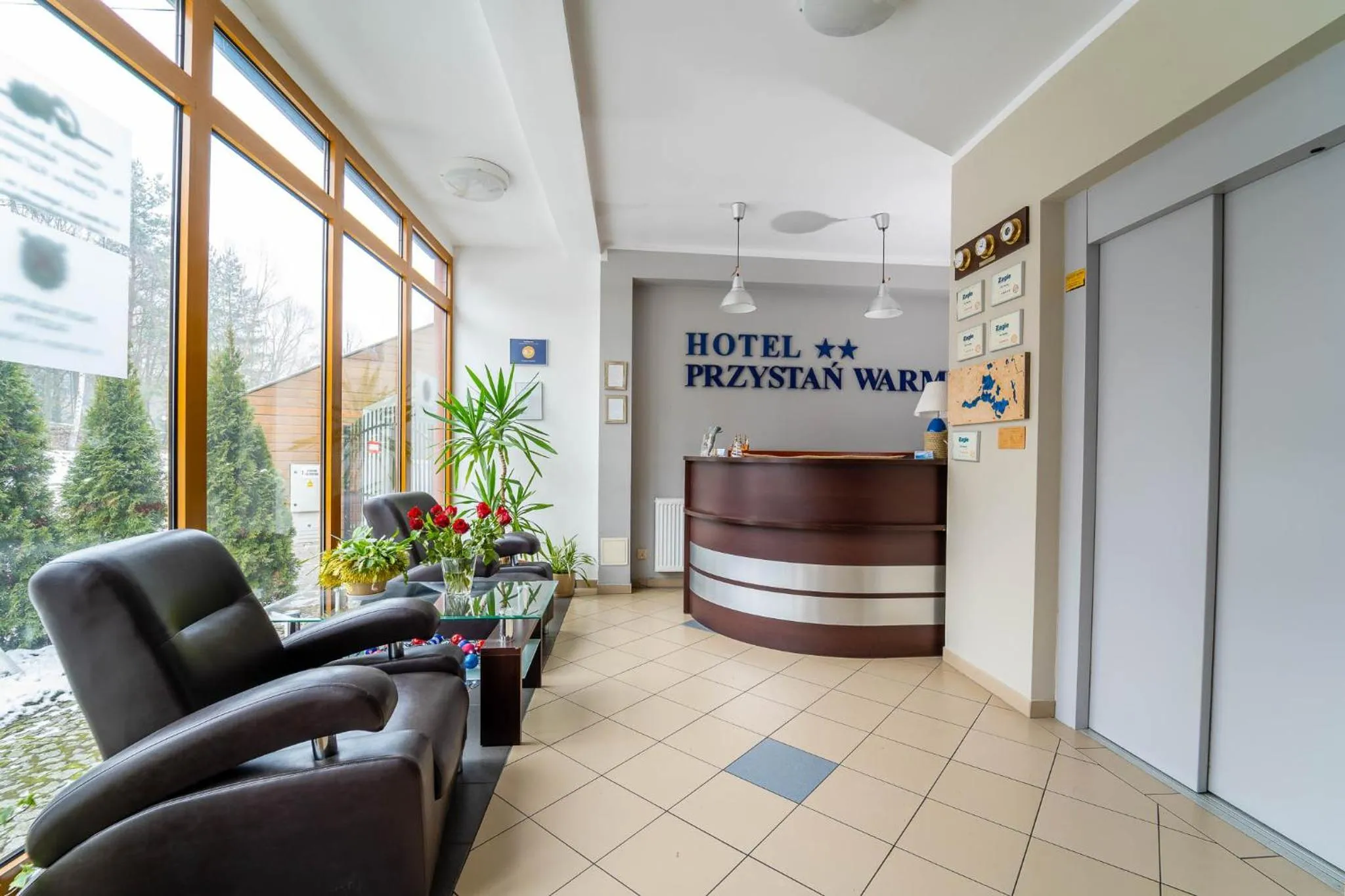 Lobby or reception in Hotel Przystań WARMIA