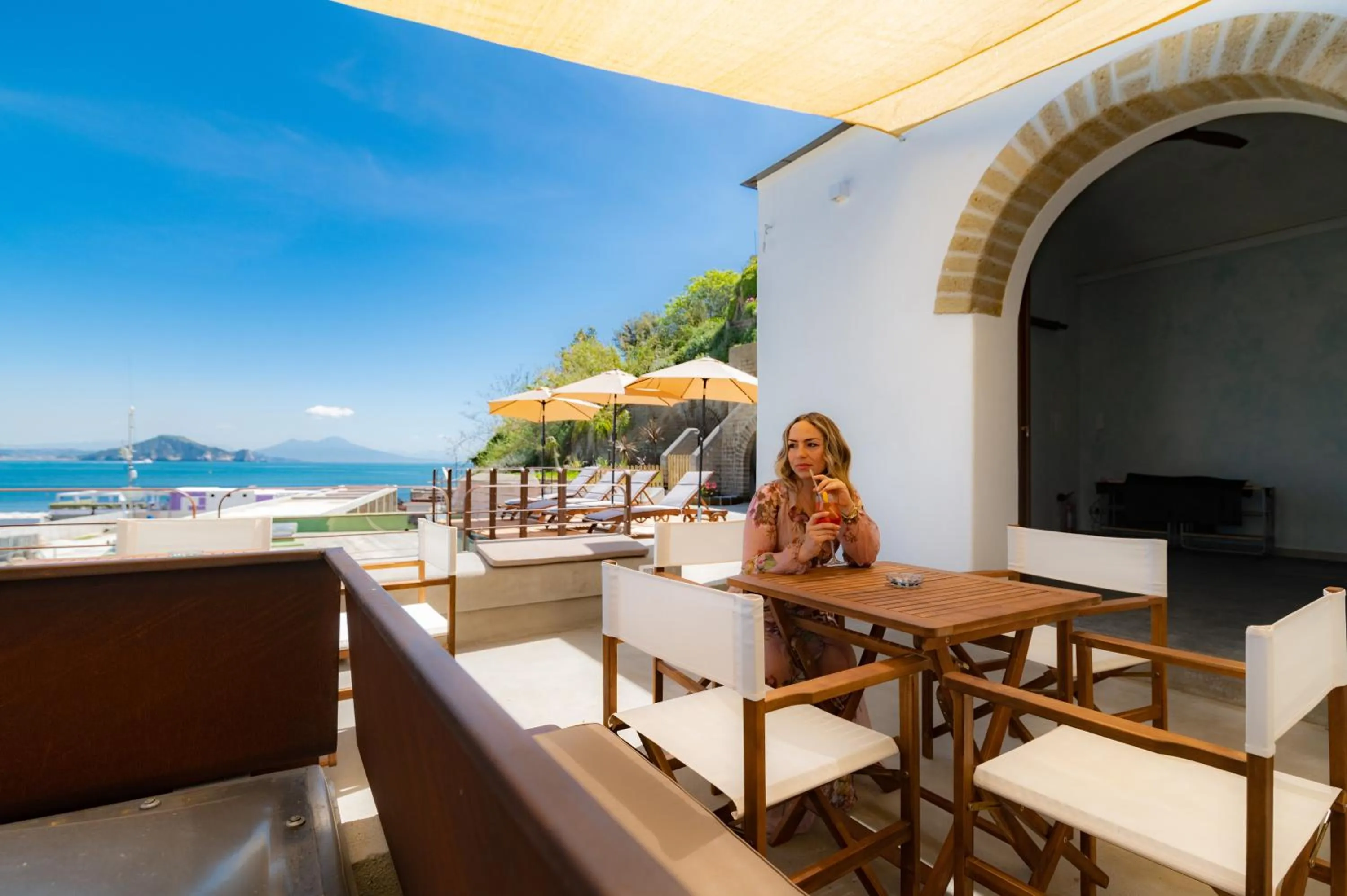 Solarium in L'Isola Del Postino Rooms