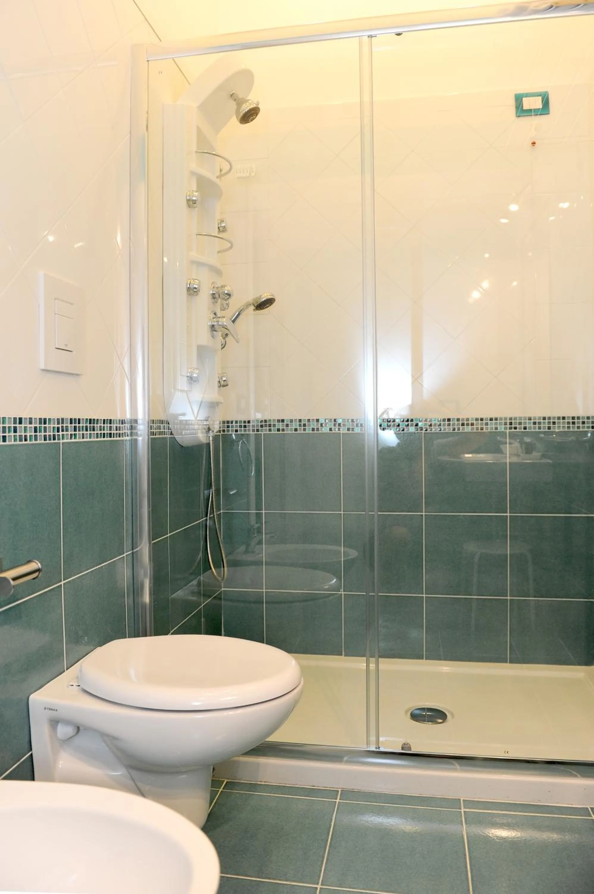 Bathroom in L'Isola Del Postino Rooms