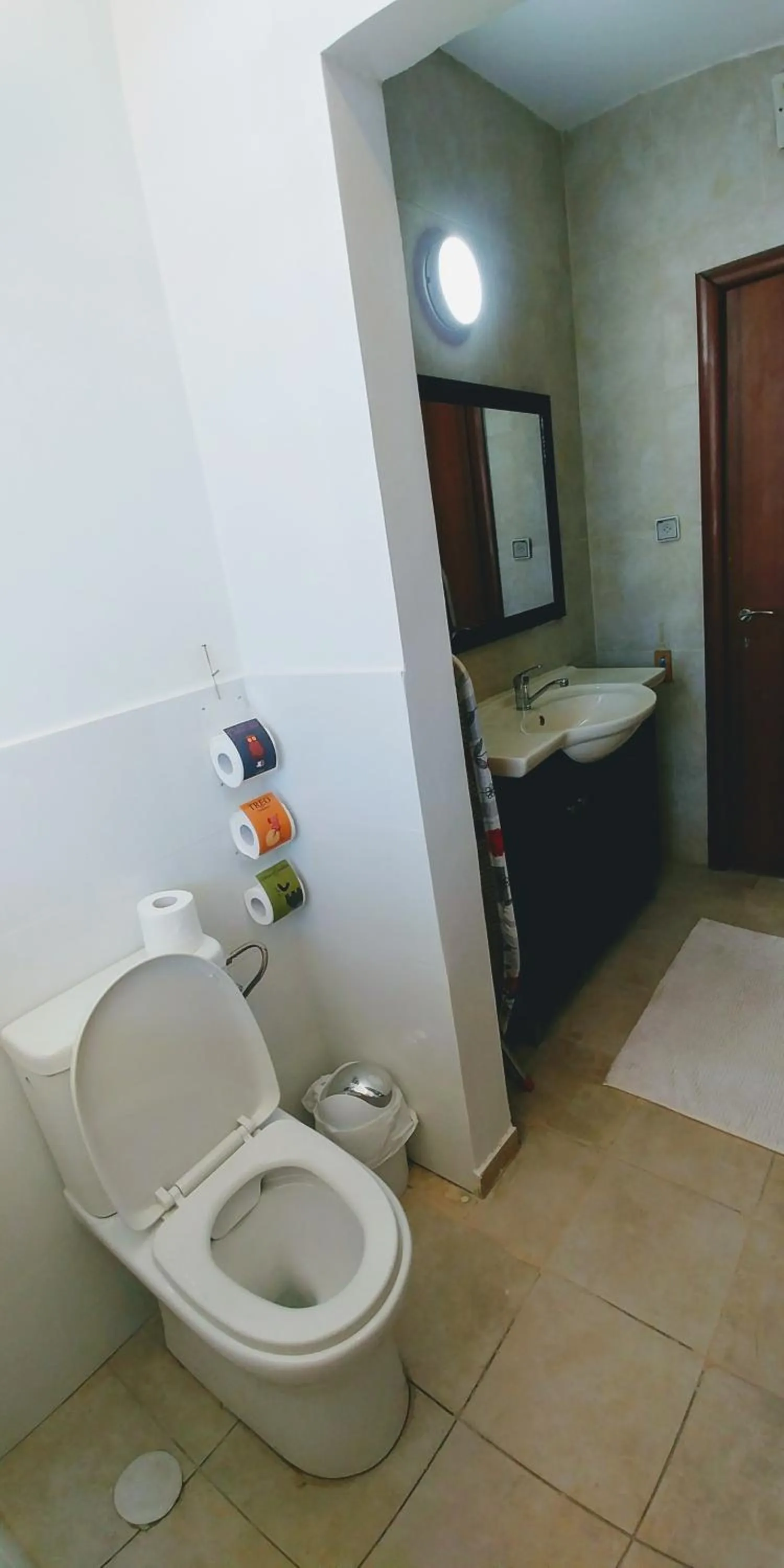 Bathroom in Old Jaffa's Penthouse Boutique Hostel