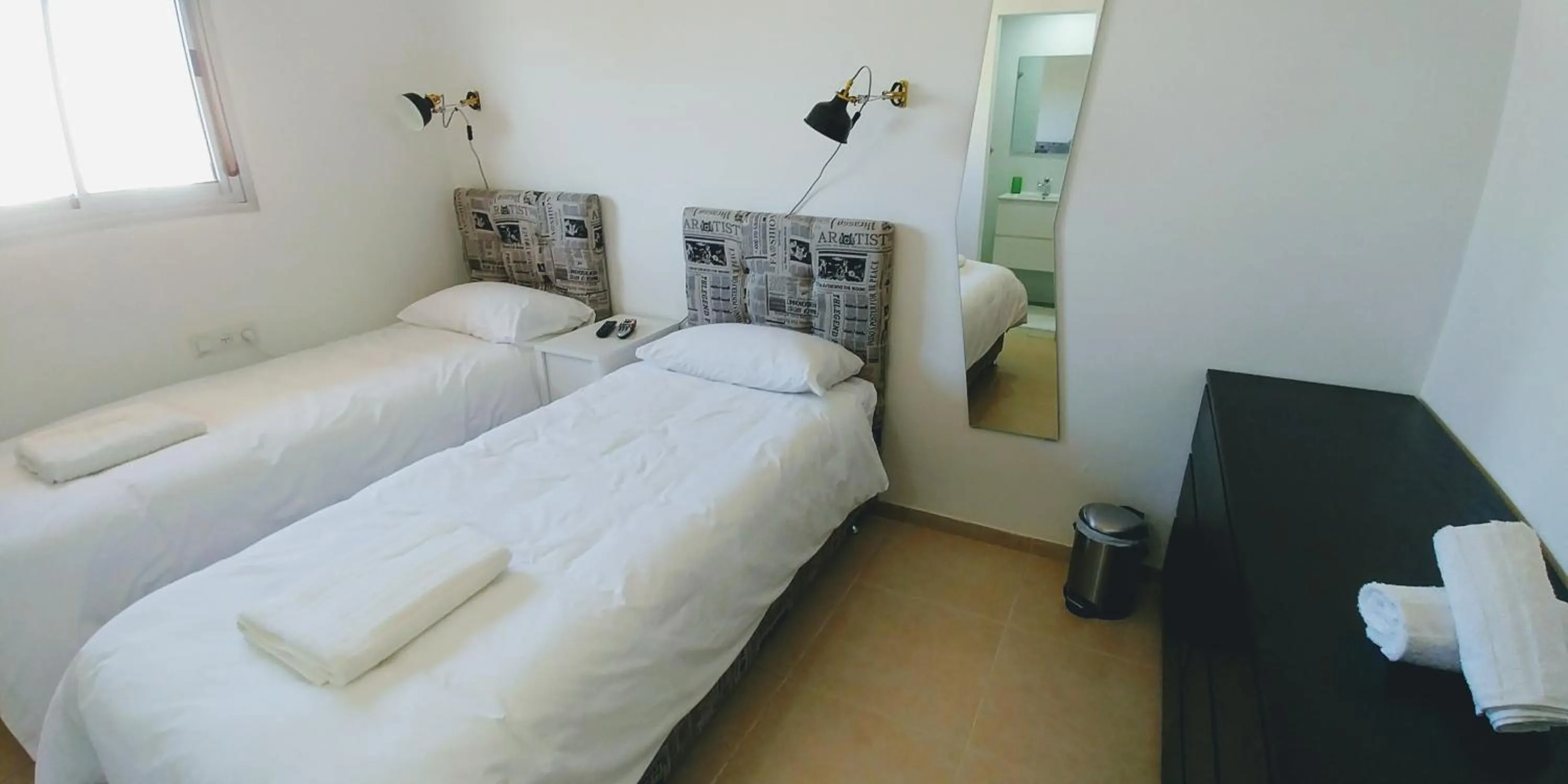 Photo of the whole room, Bed in Old Jaffa's Penthouse Boutique Hostel