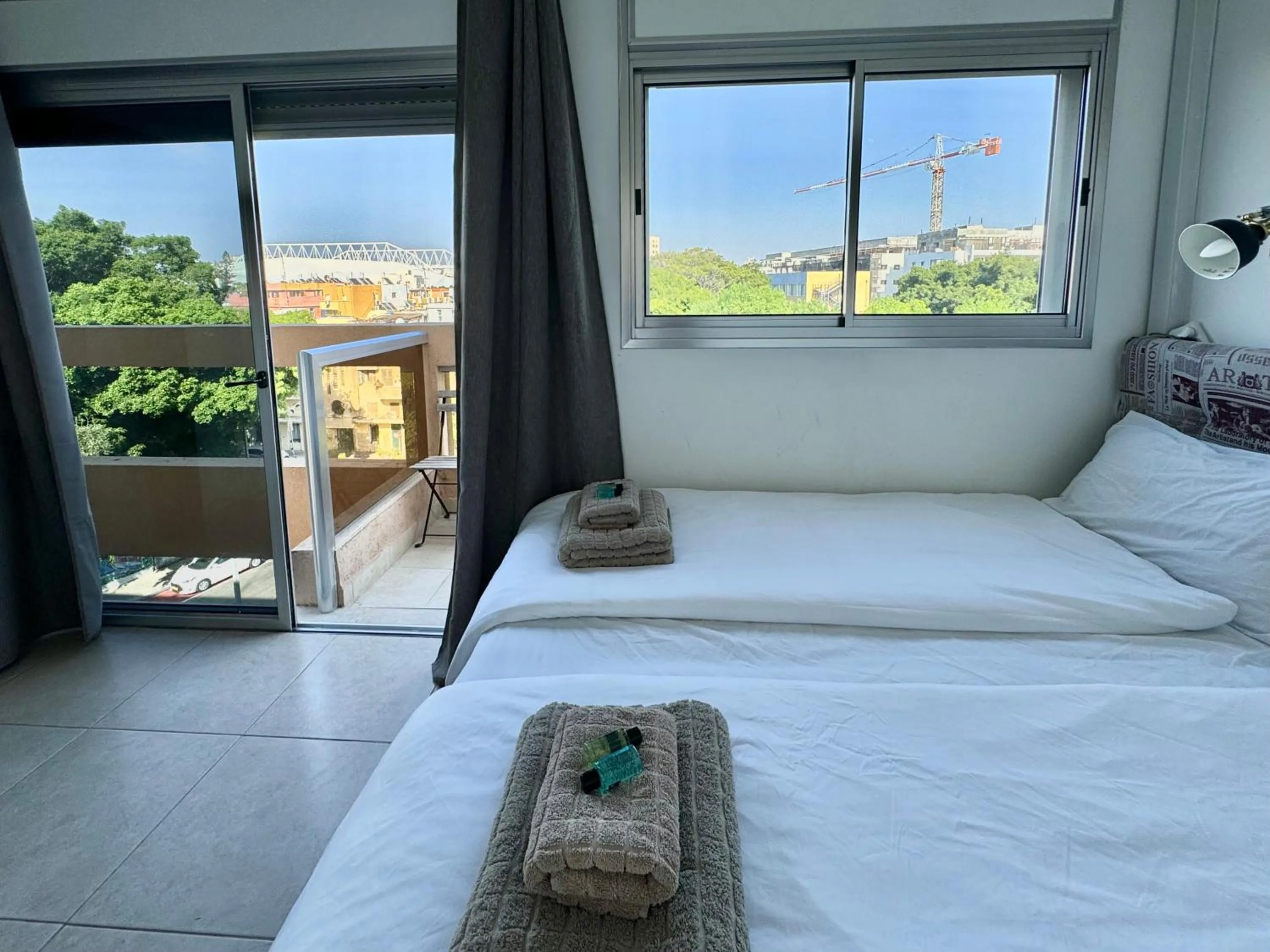 Bed in Old Jaffa's Penthouse Boutique Hostel