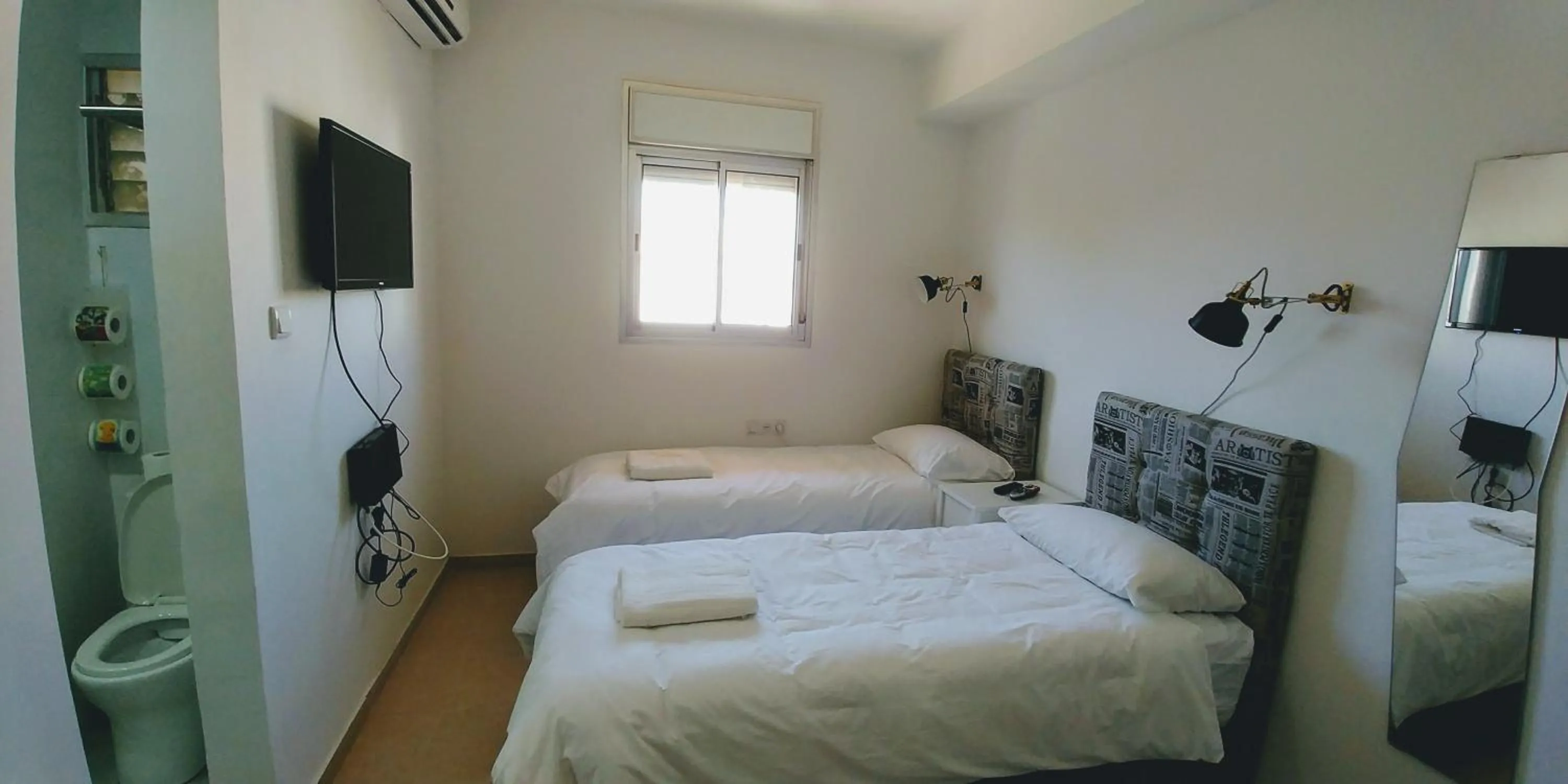Photo of the whole room, Bed in Old Jaffa's Penthouse Boutique Hostel
