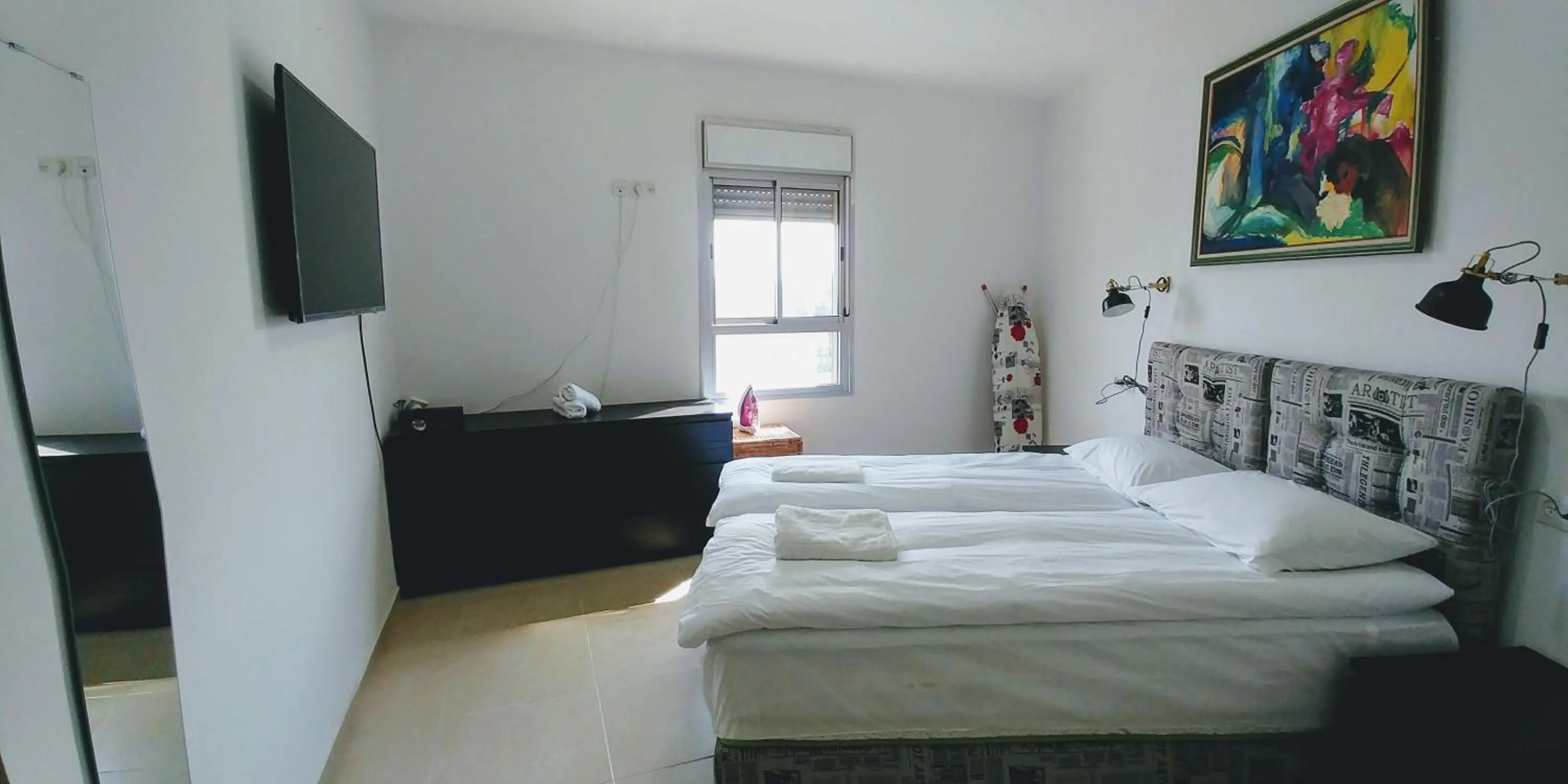 Photo of the whole room, Bed in Old Jaffa's Penthouse Boutique Hostel