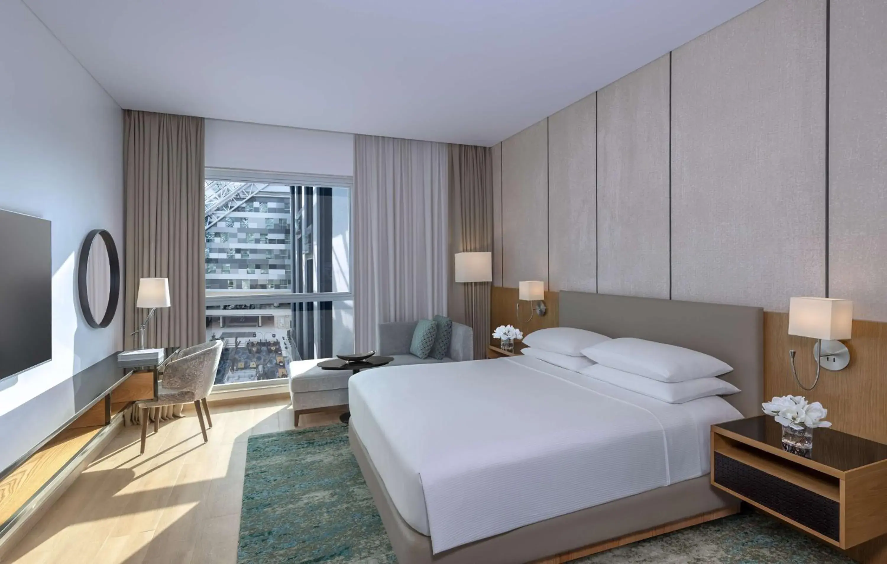 King Room in Hyatt Regency Oryx Doha King Room in Hyatt Regency Oryx Doha