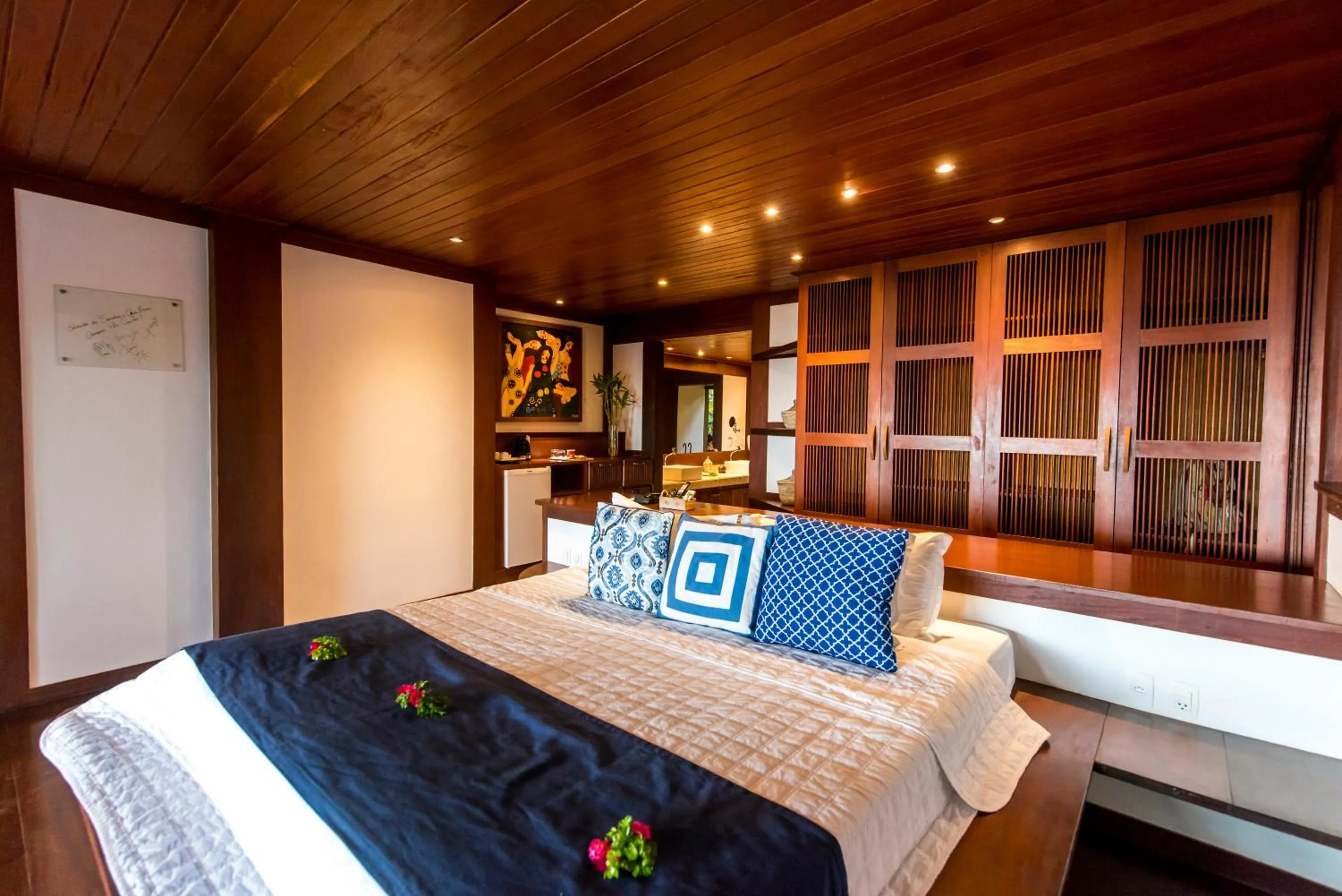 Bed in Hotel Sombra e Água Fresca