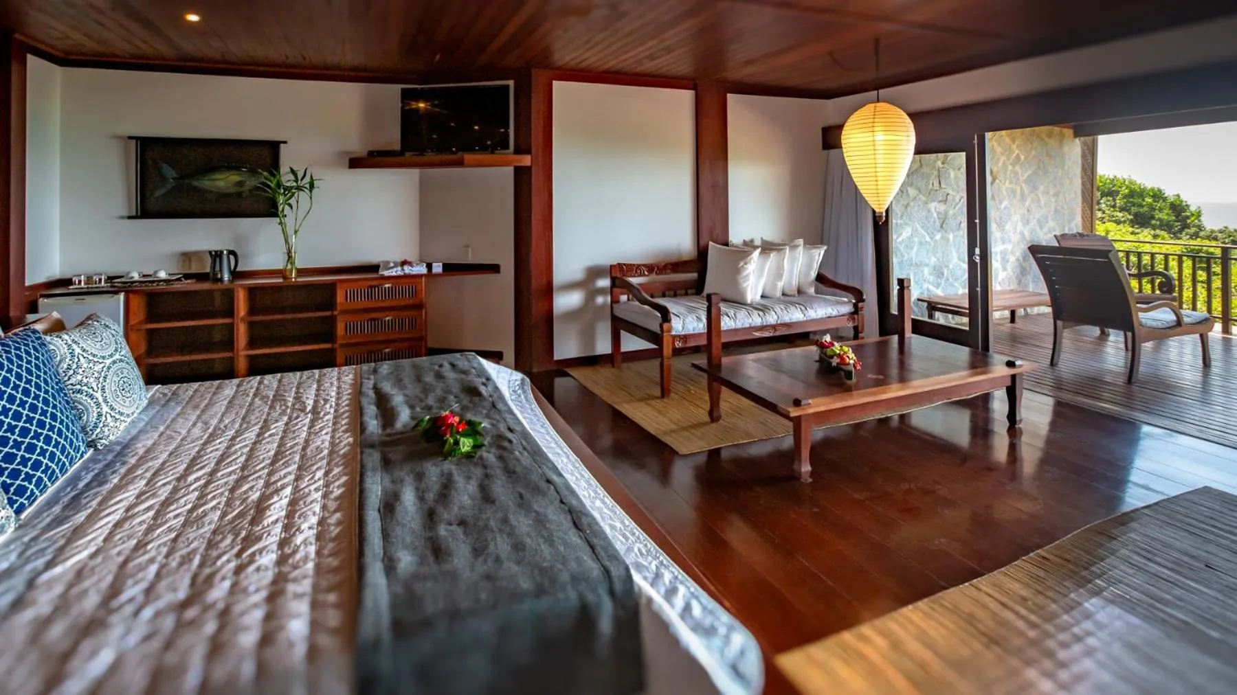 Bed in Hotel Sombra e Água Fresca