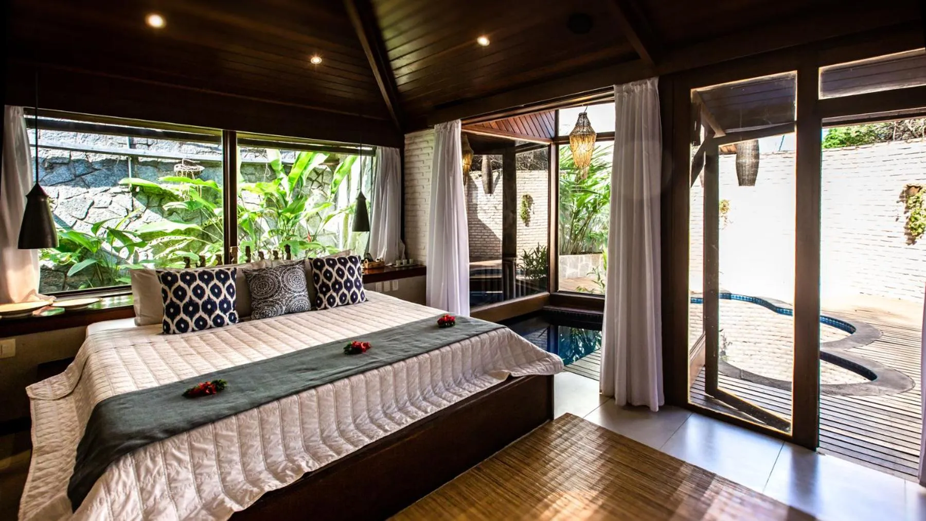 Bed in Hotel Sombra e Água Fresca