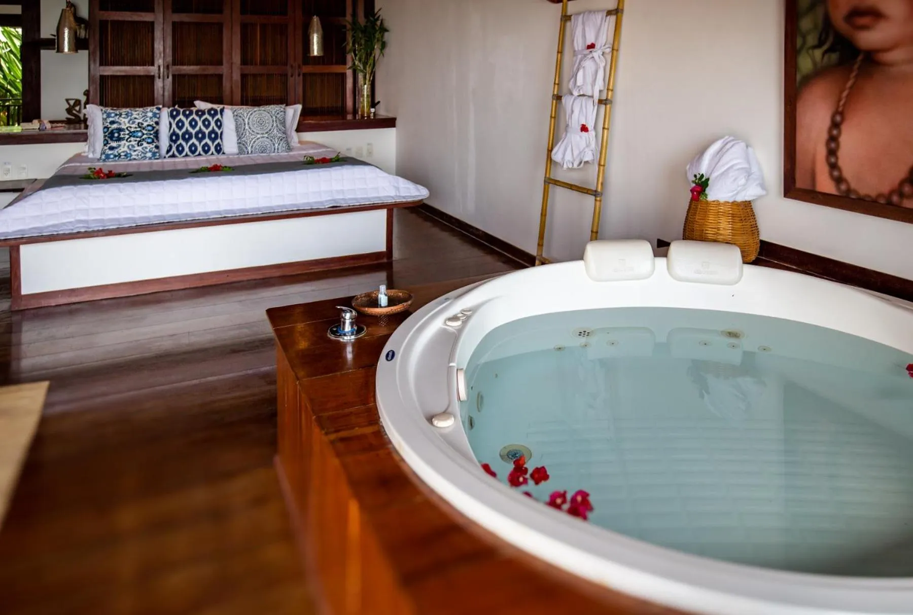 Bed in Hotel Sombra e Água Fresca