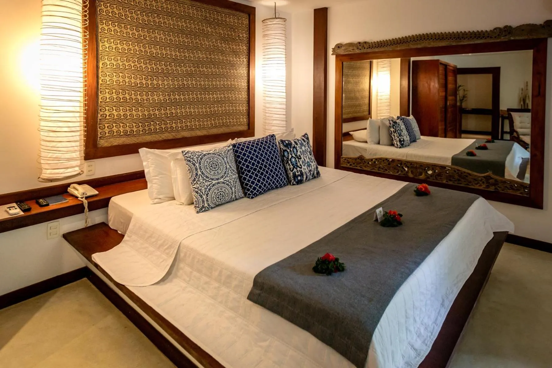 Bed in Hotel Sombra e Água Fresca