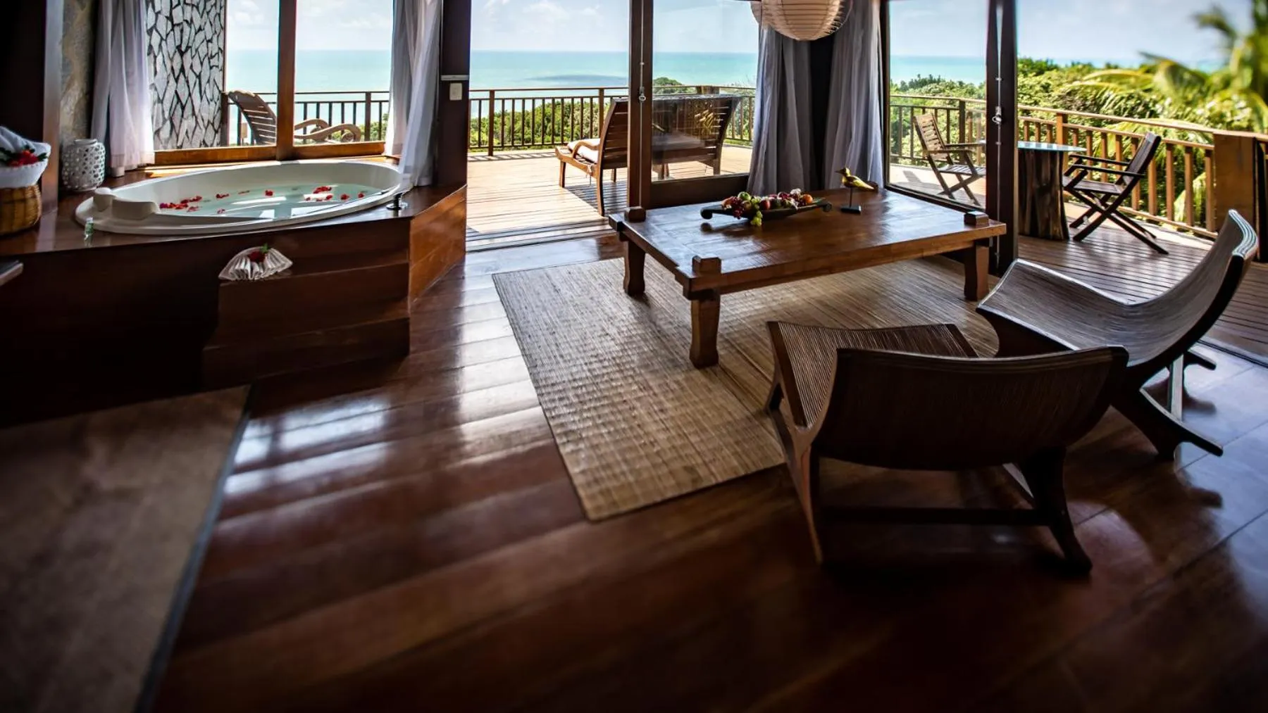 Hot Tub in Hotel Sombra e Água Fresca