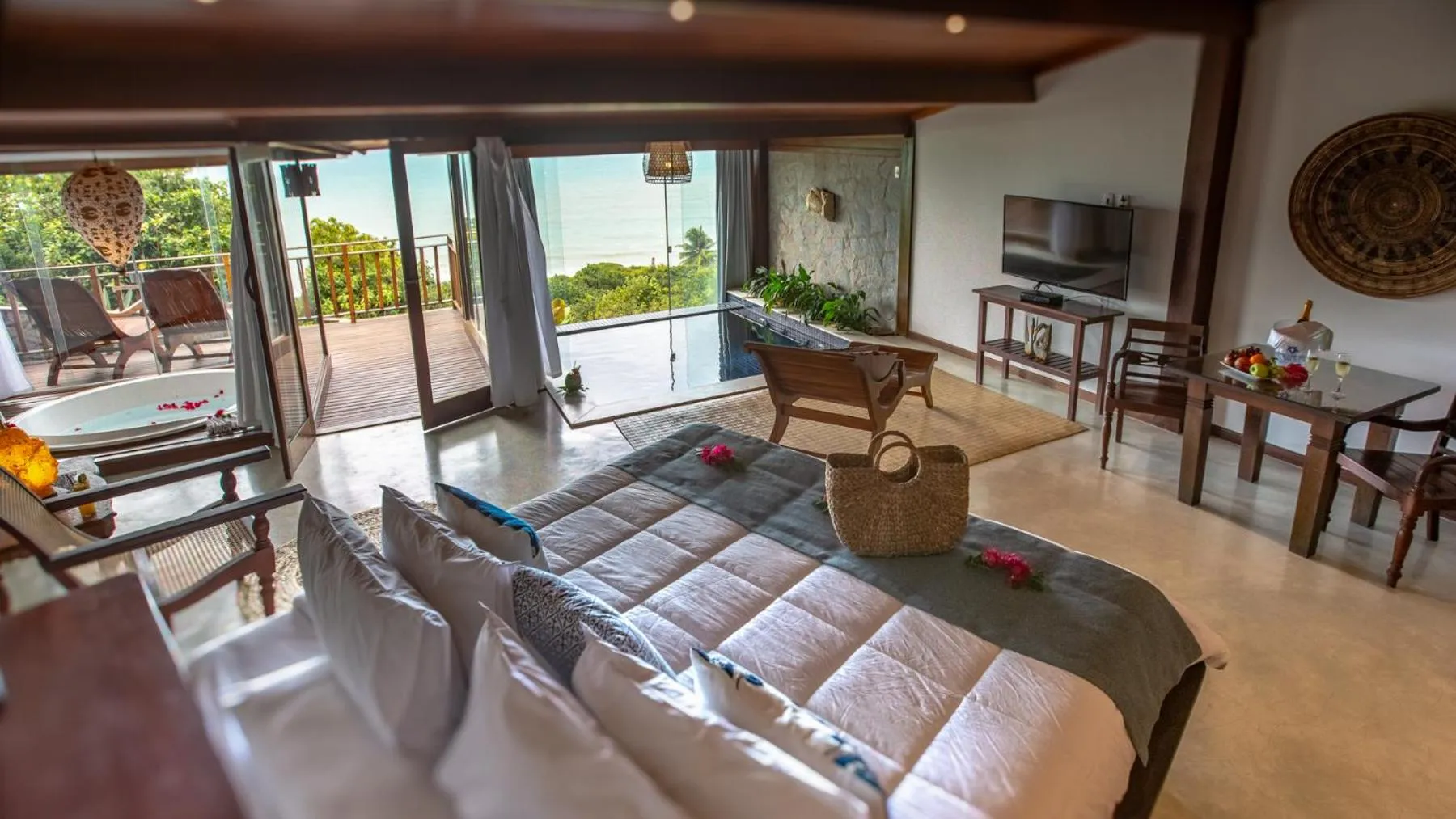 Photo of the whole room in Hotel Sombra e Água Fresca