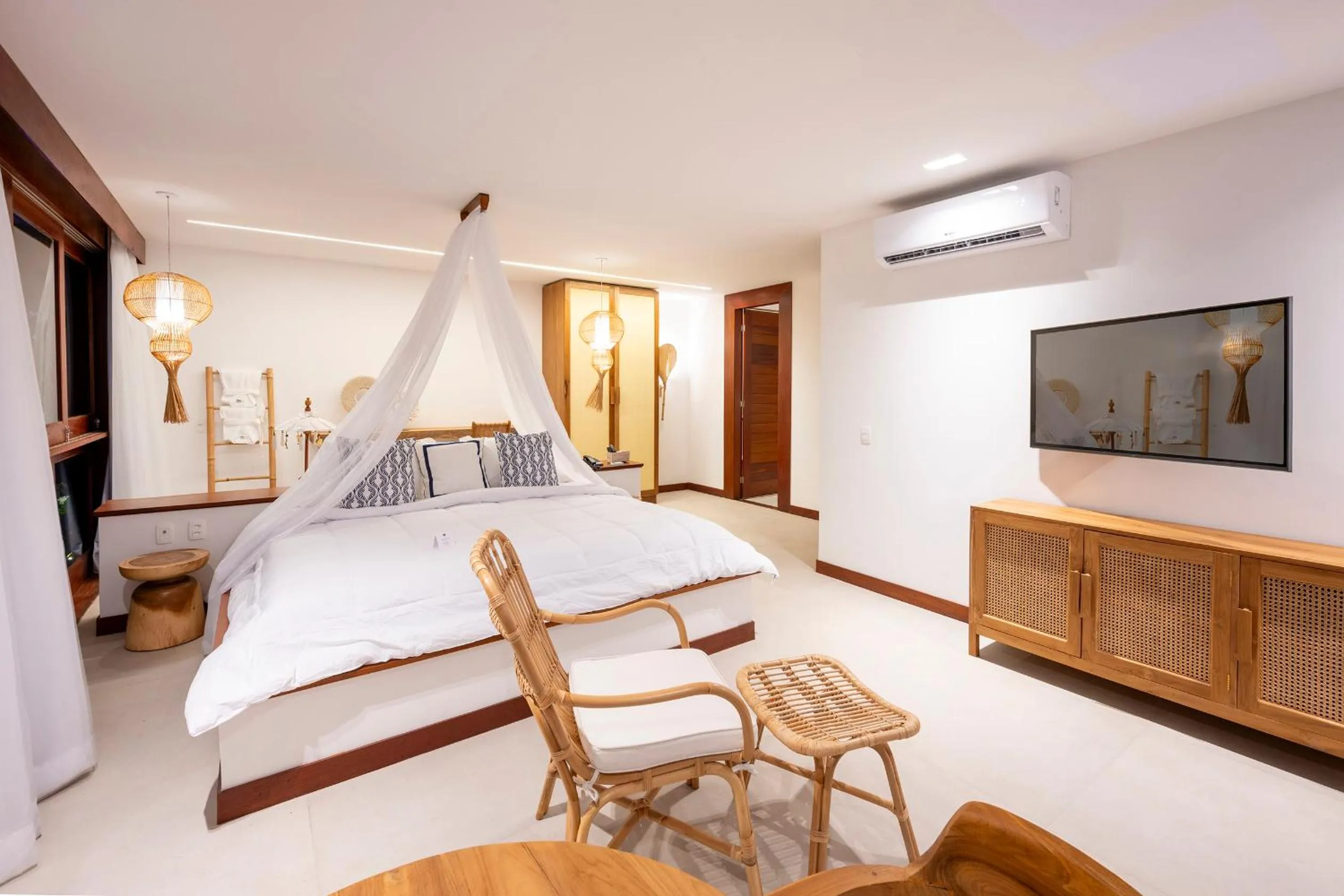 Bed in Hotel Sombra e Água Fresca