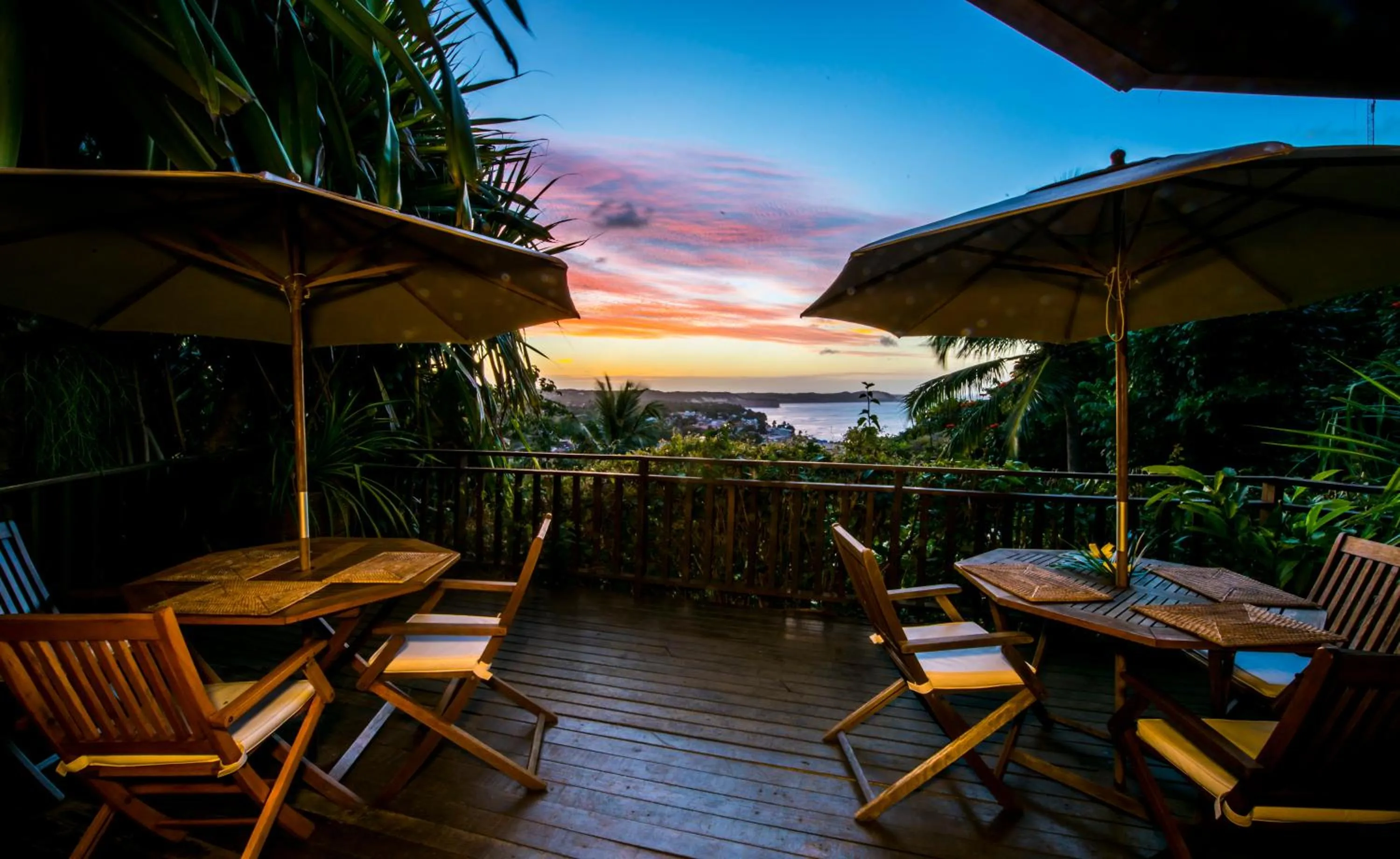 Sunset in Hotel Sombra e Água Fresca