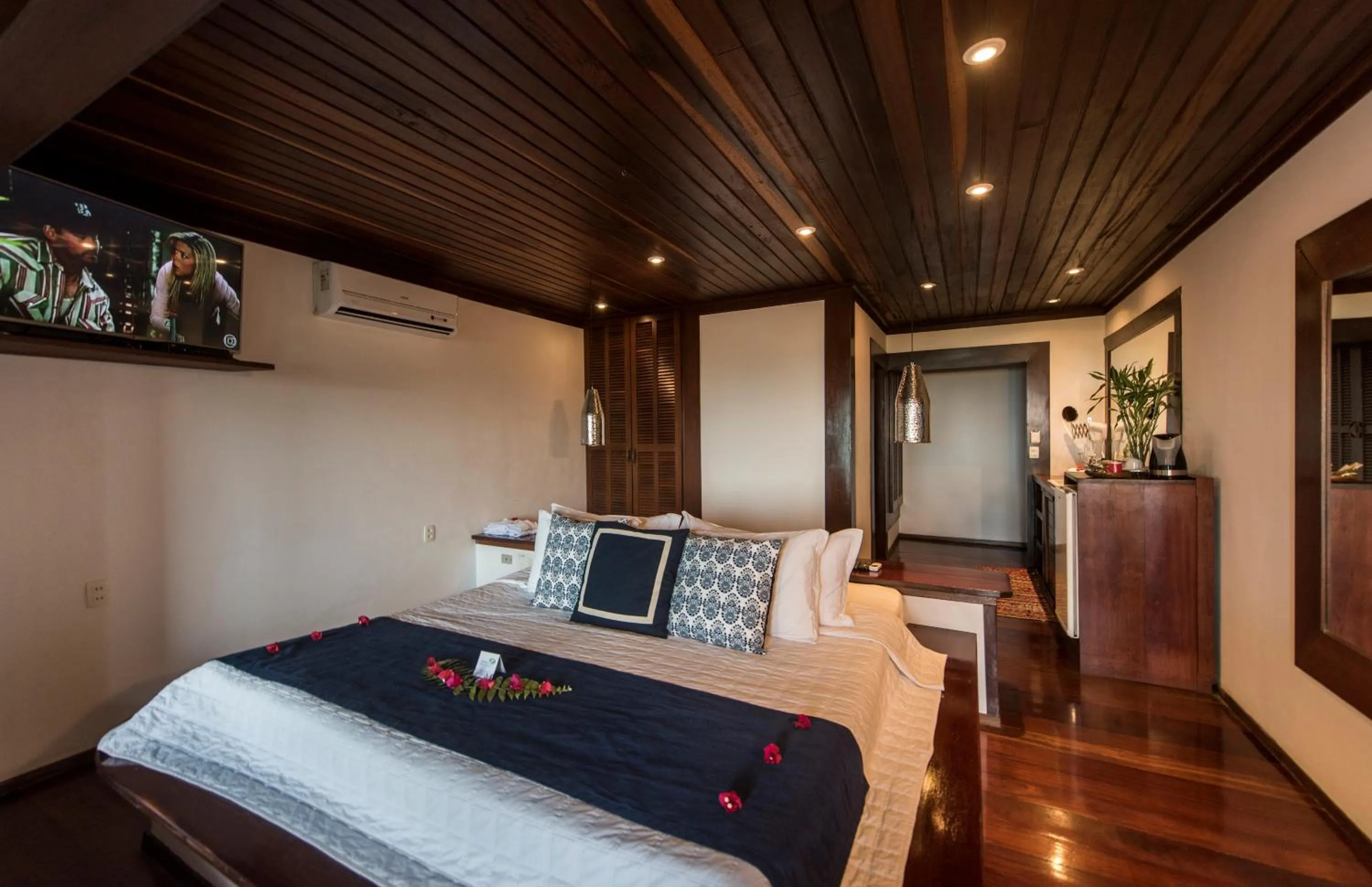 Bed in Hotel Sombra e Água Fresca