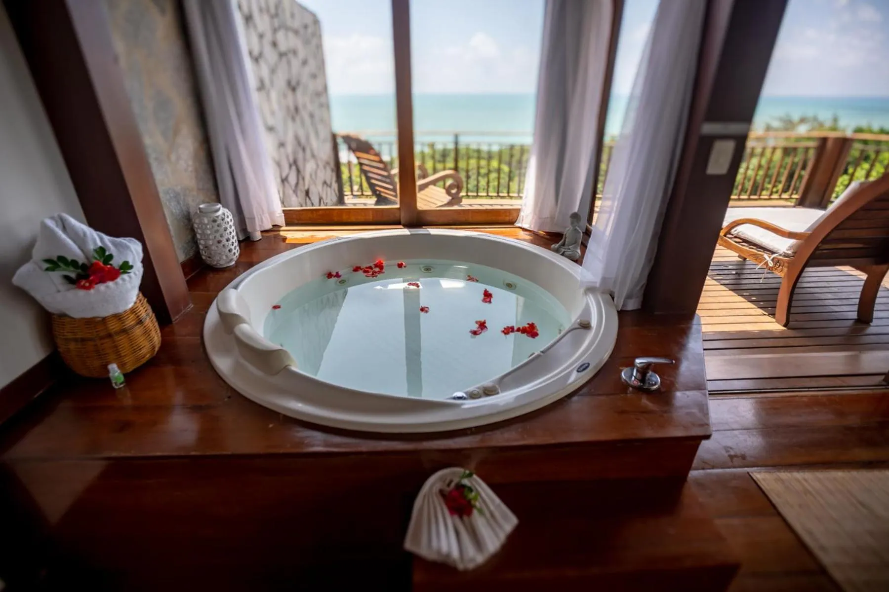 Hot Tub in Hotel Sombra e Água Fresca