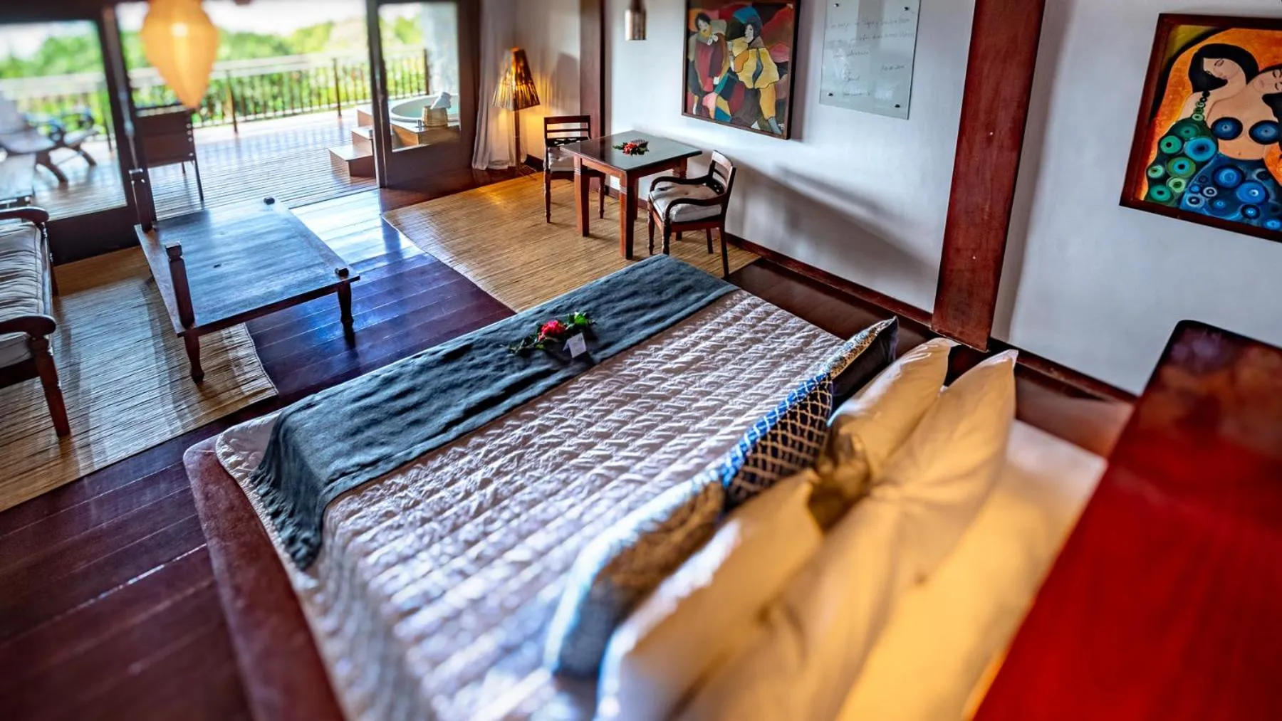 Bed in Hotel Sombra e Água Fresca