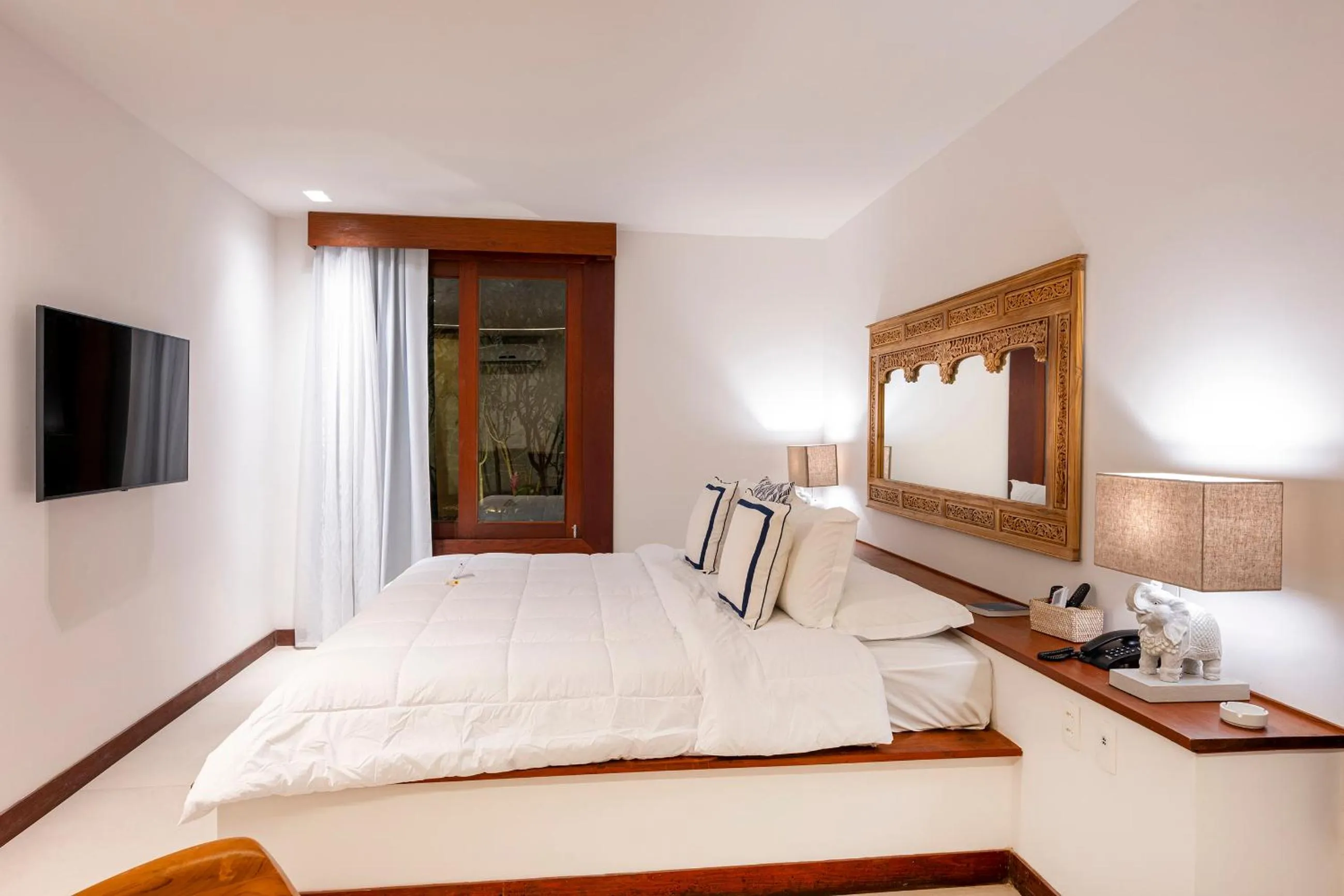 Bed in Hotel Sombra e Água Fresca