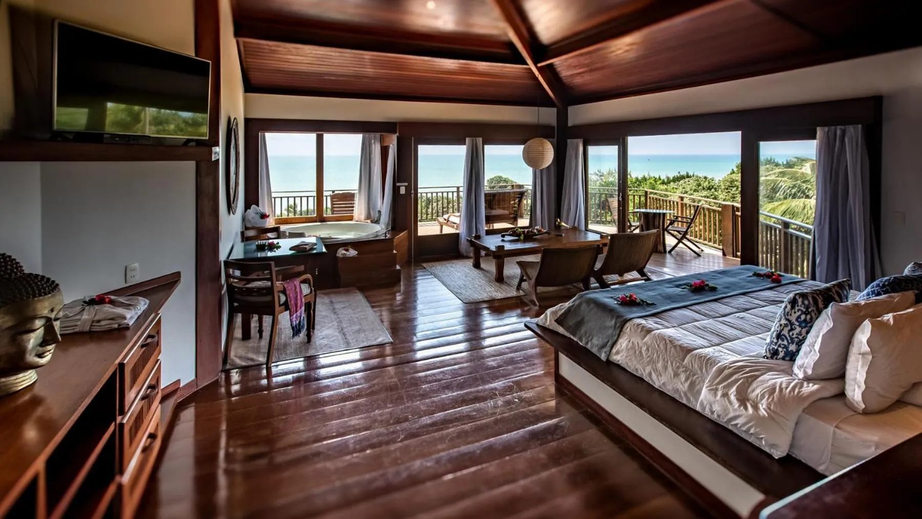 Hot Tub, Bed in Hotel Sombra e Água Fresca