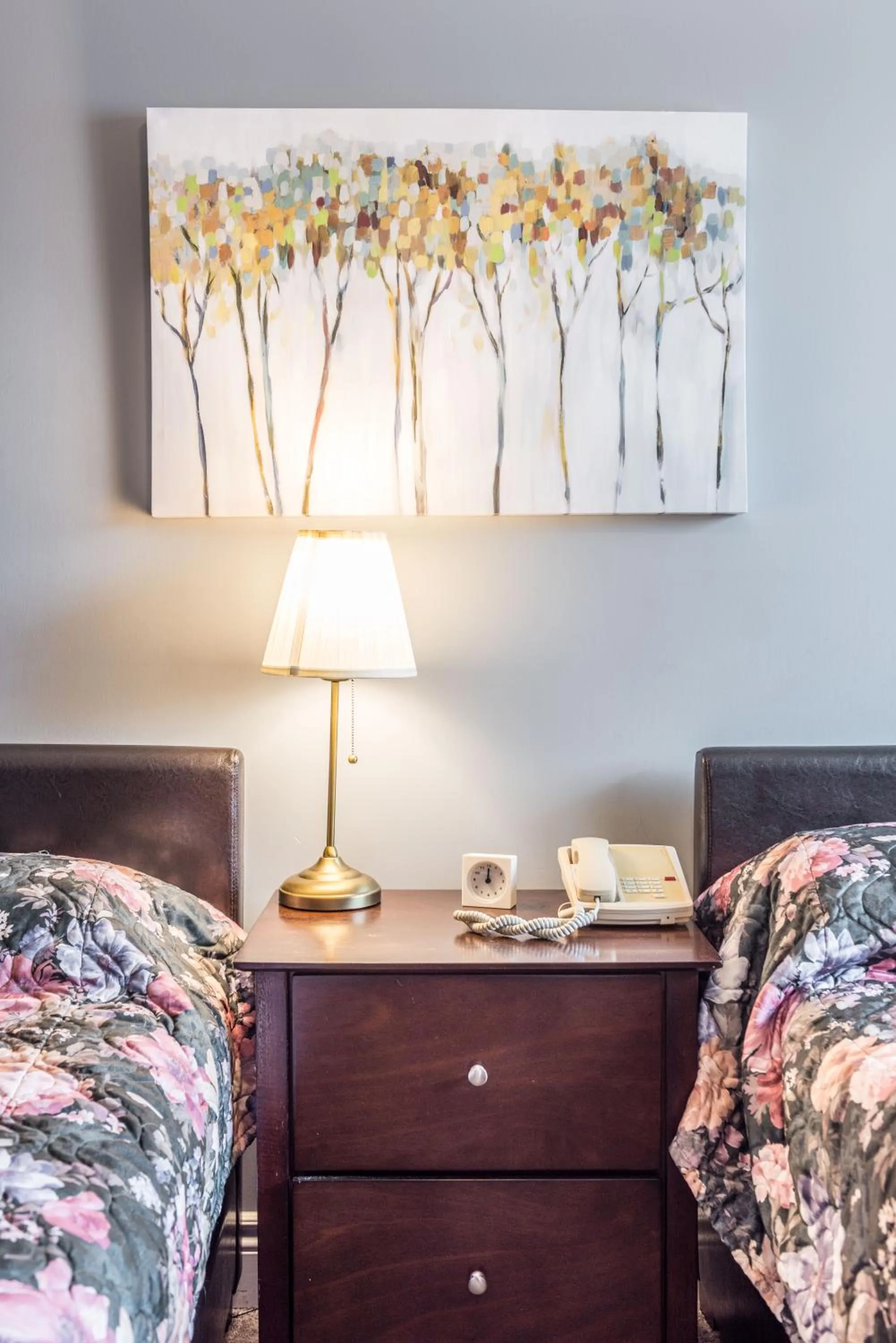 Bed in Lake City Motel