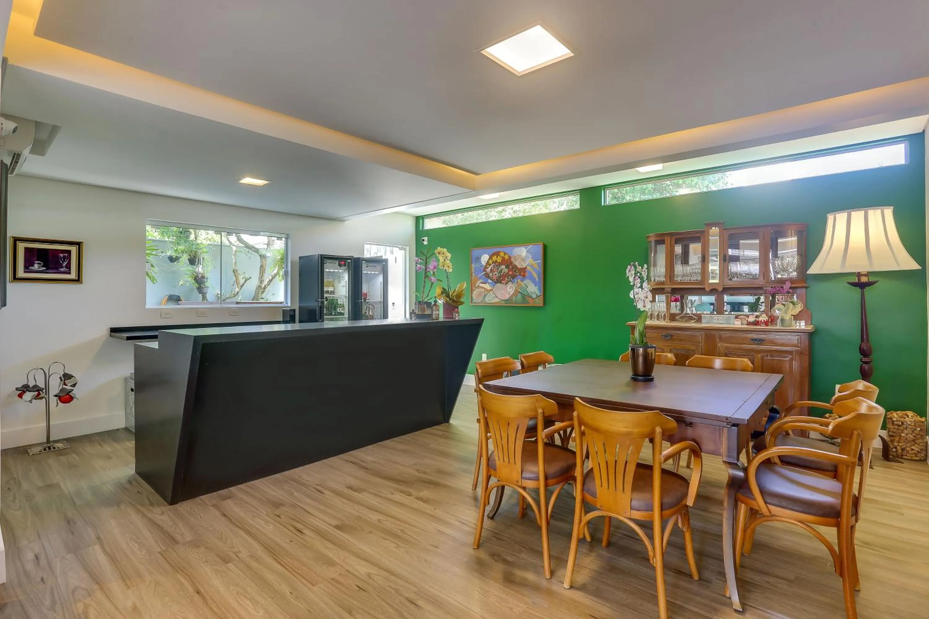 Lounge or bar in Nova Pousada dos Chás