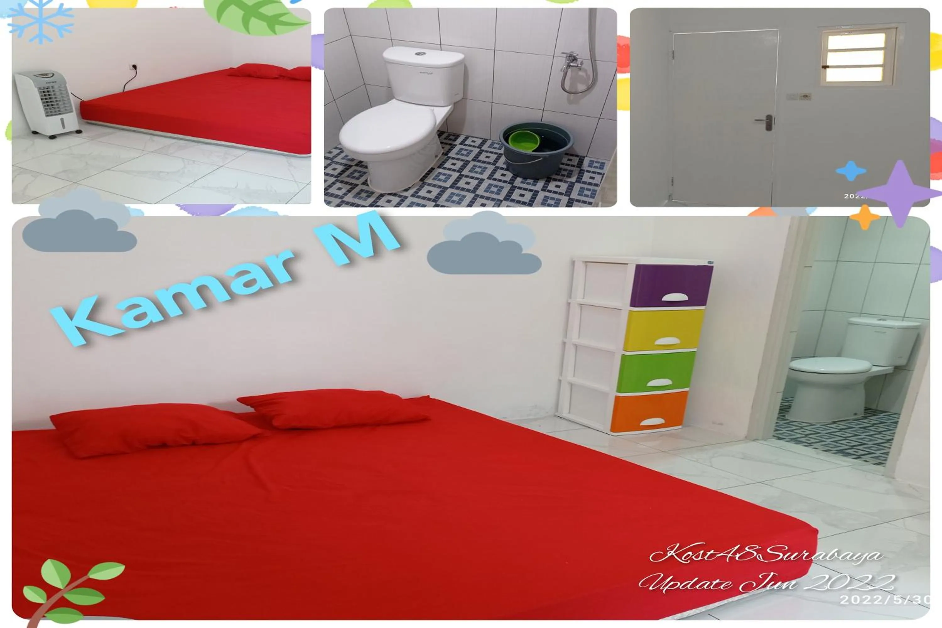 Bed in Kost 48 Surabaya