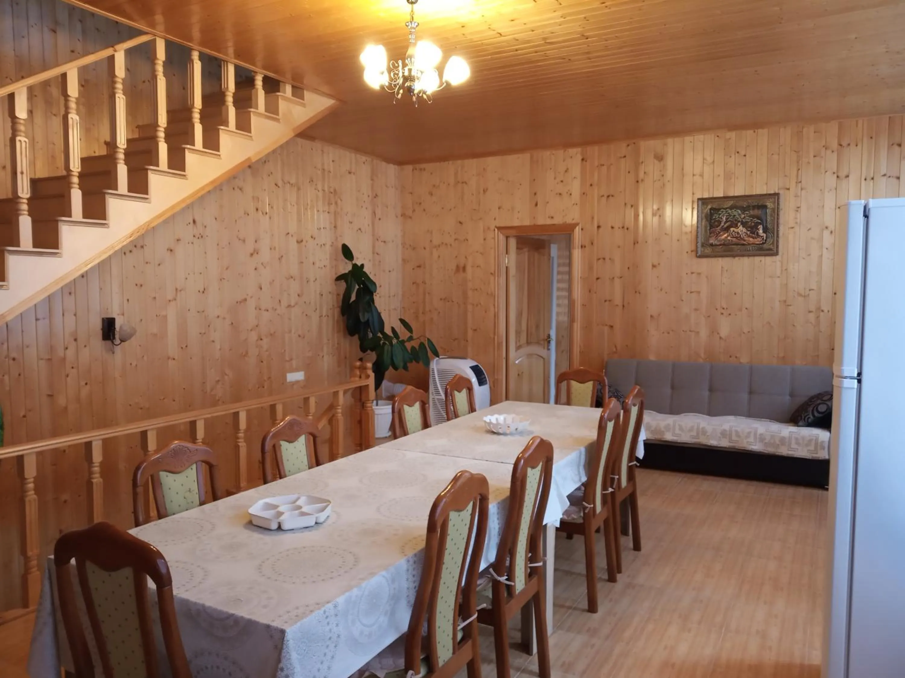 Dining area in Villa Premium Qusar