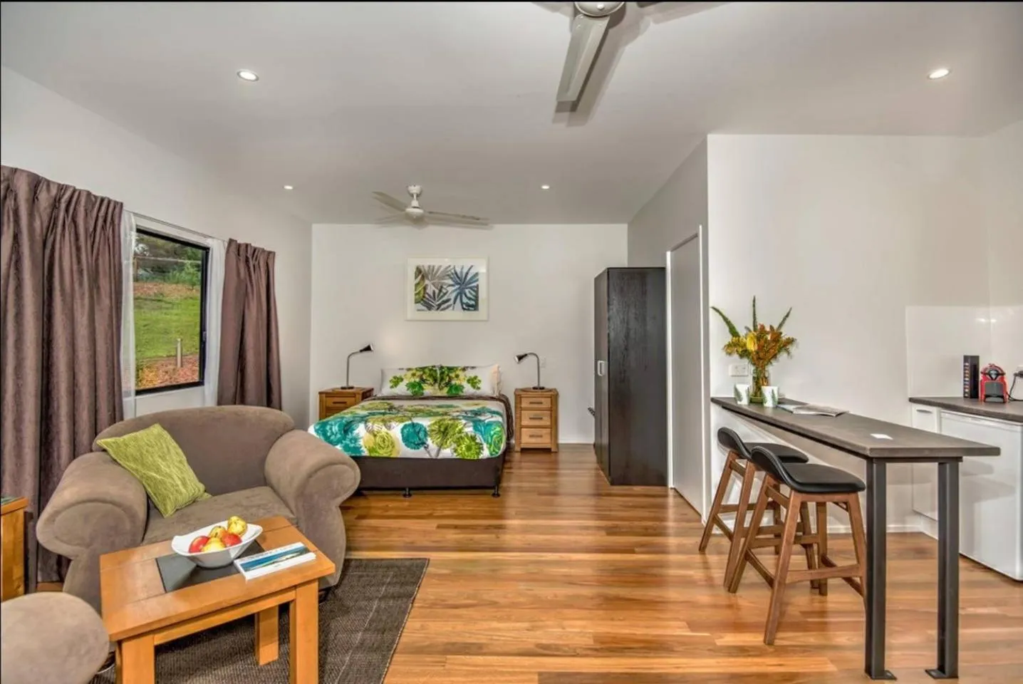 Living room in Eumundi Cottages - Cottage 1