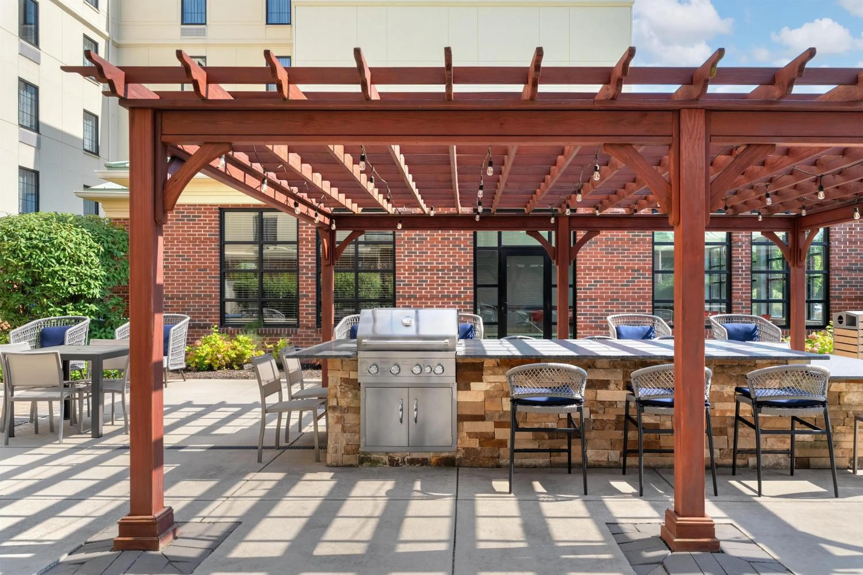 Patio in Homewood Suites by Hilton Newtown - Langhorne, PA