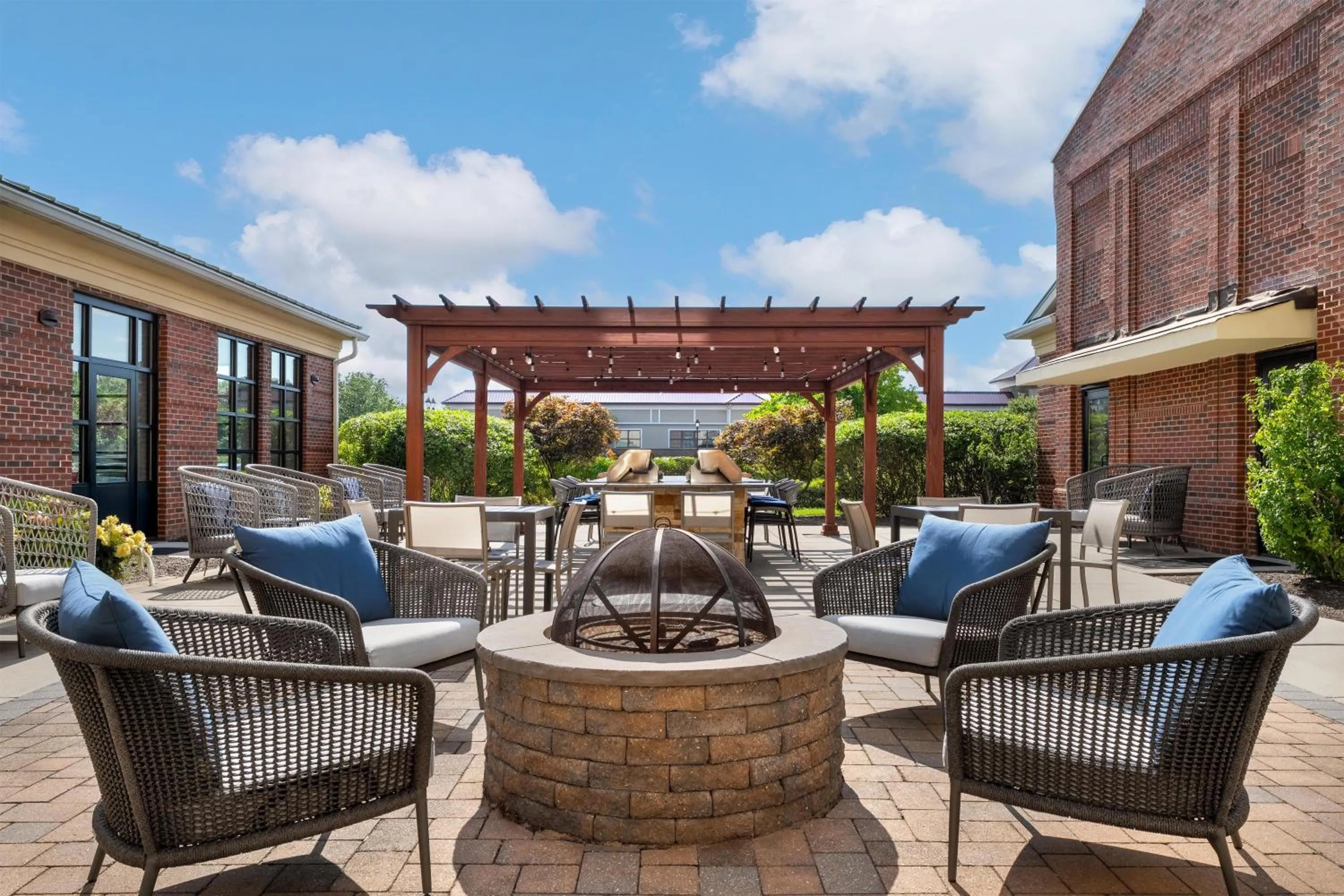 Patio in Homewood Suites by Hilton Newtown - Langhorne, PA