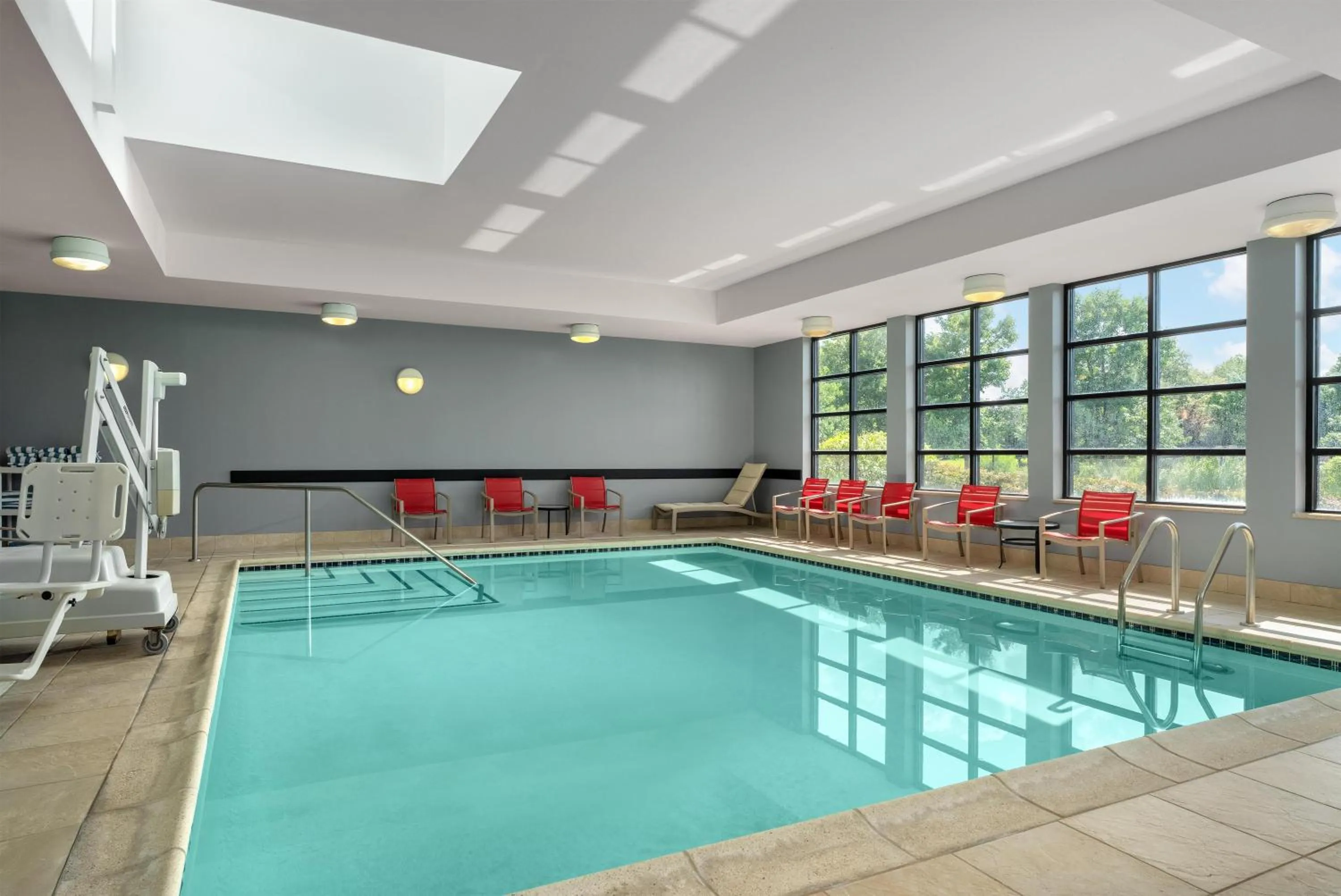 Pool view in Homewood Suites by Hilton Newtown - Langhorne, PA