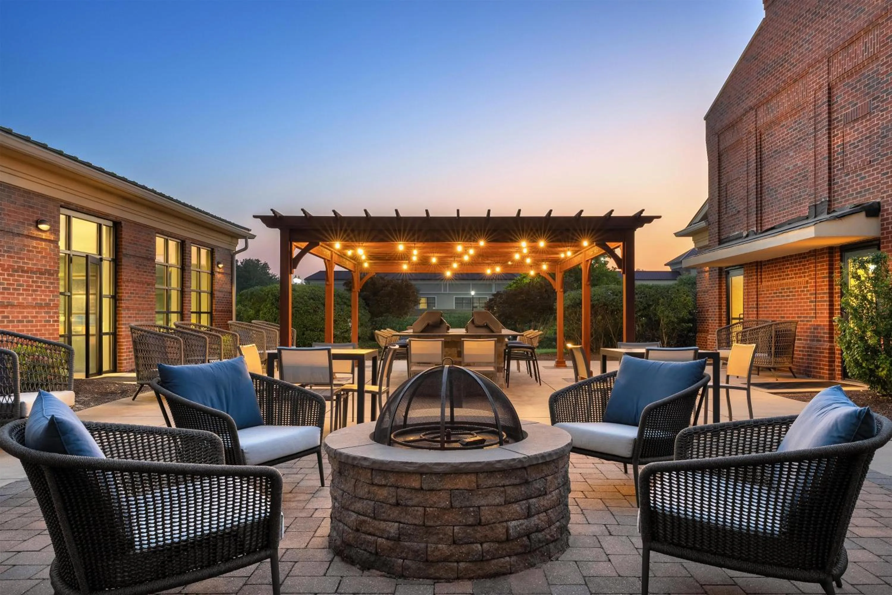 Patio in Homewood Suites by Hilton Newtown - Langhorne, PA