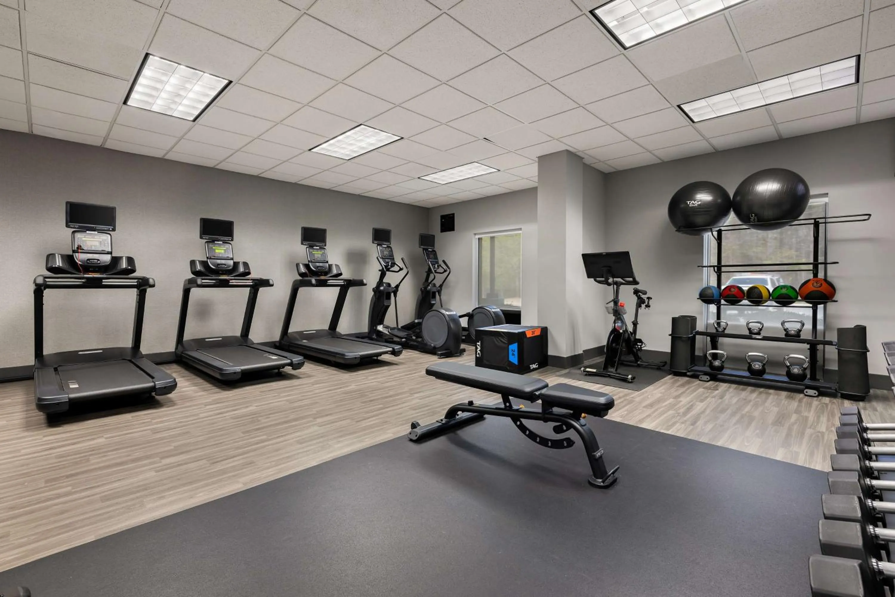 Fitness centre/facilities in Hampton Inn Birmingham/Leeds