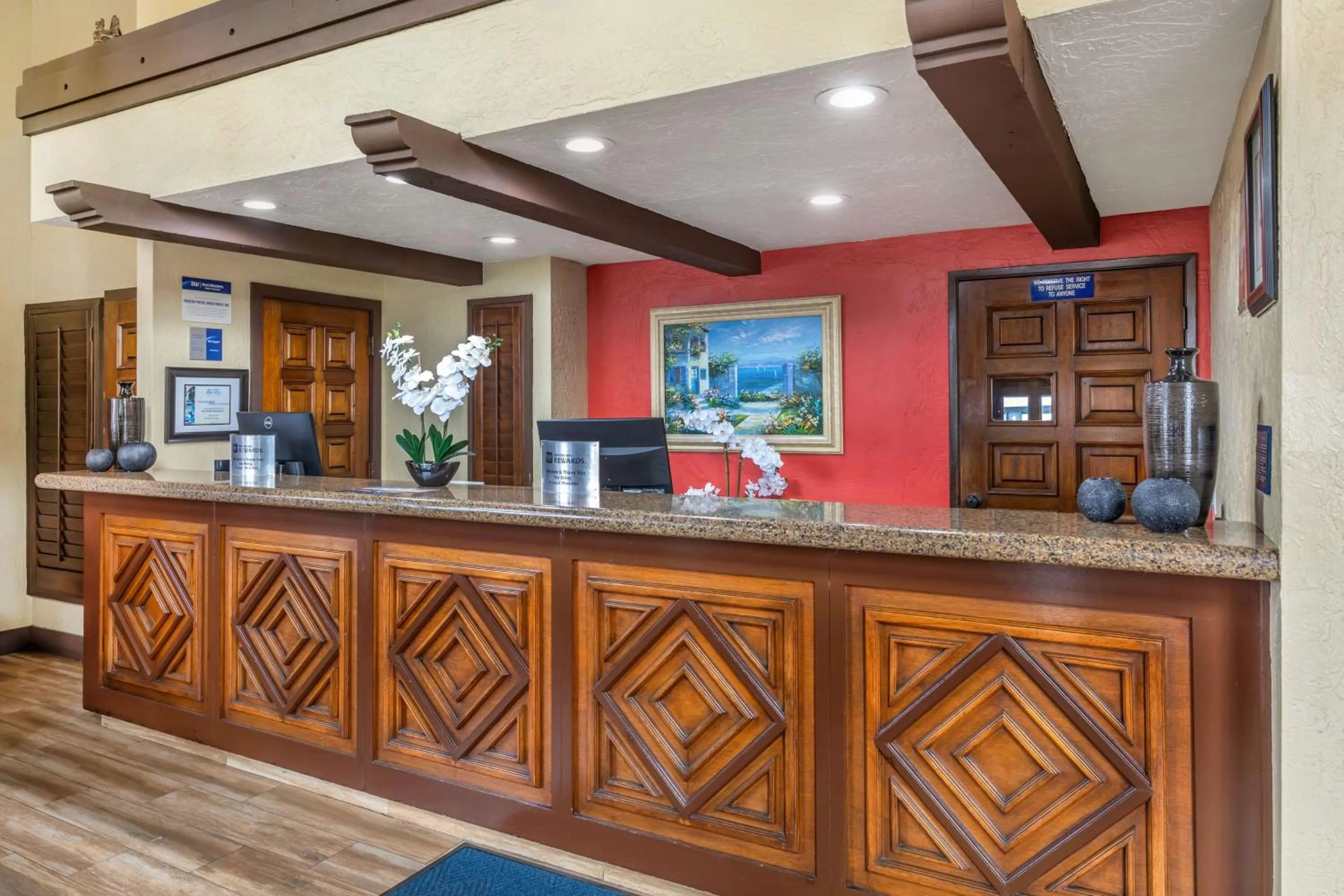 Lobby or reception in Best Western Americana Inn