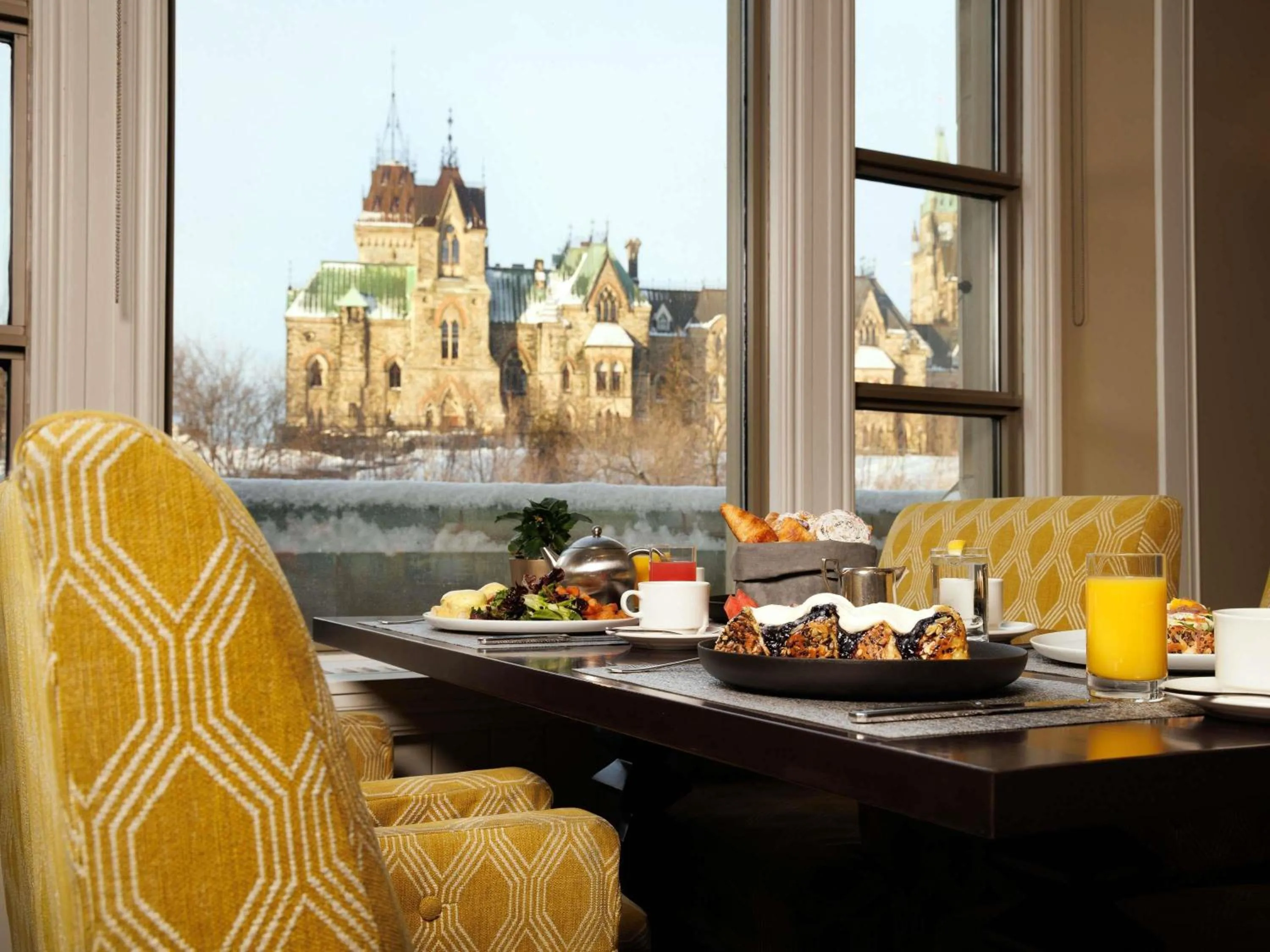 Breakfast in Fairmont Chateau Laurier