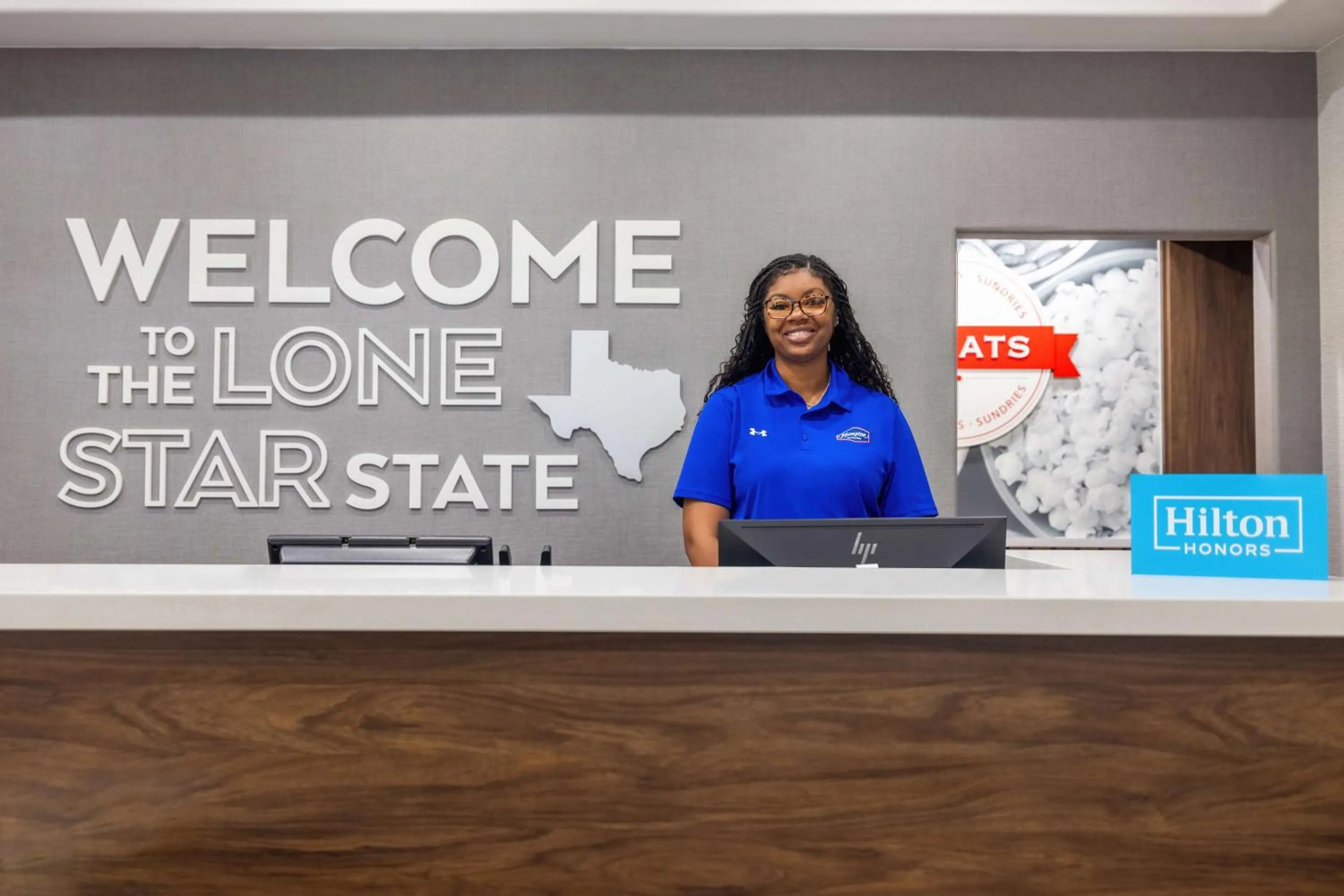 Lobby or reception in Hampton Inn & Suites Brenham