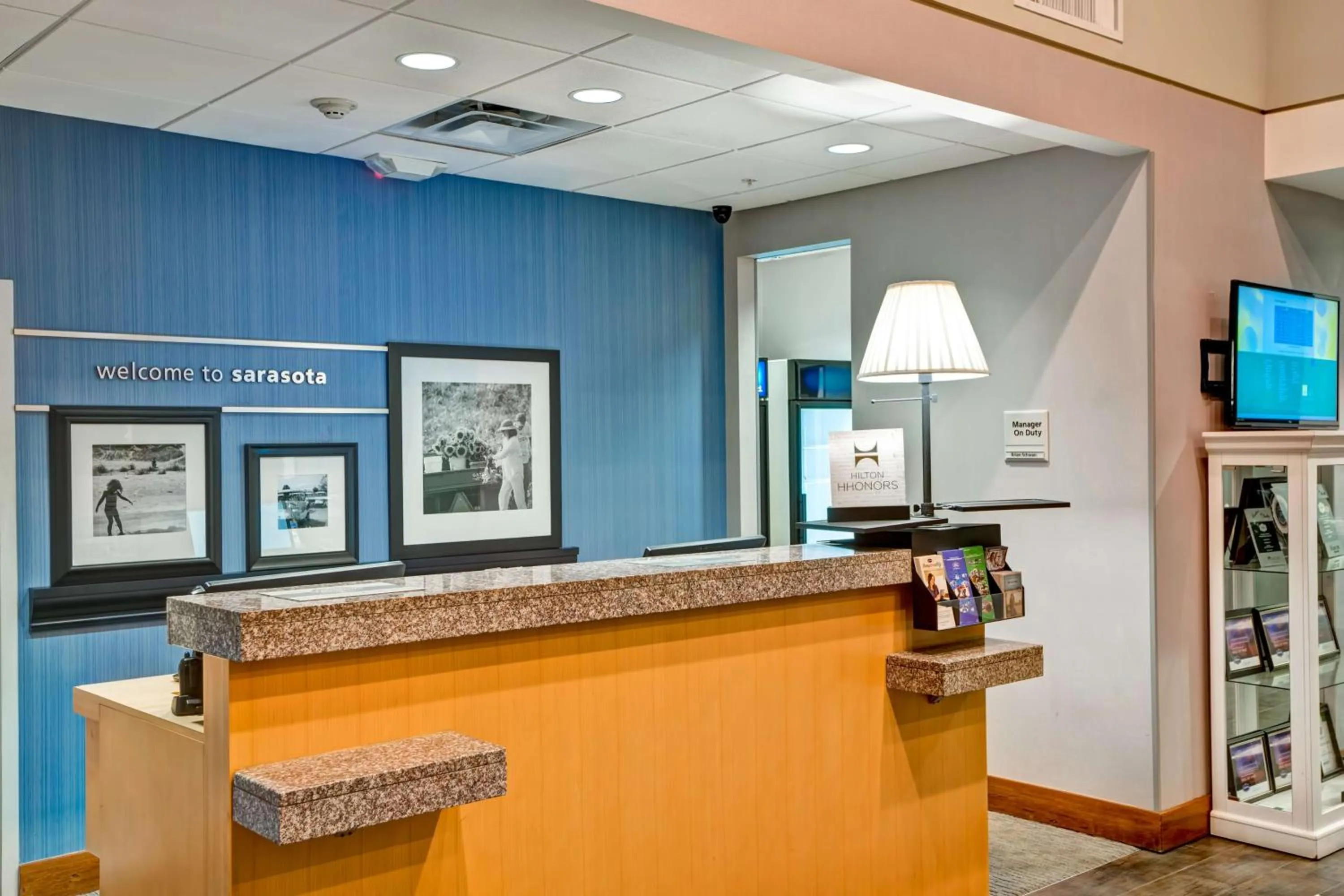 Lobby or reception in Hampton Inn & Suites Sarasota / Bradenton - Airport