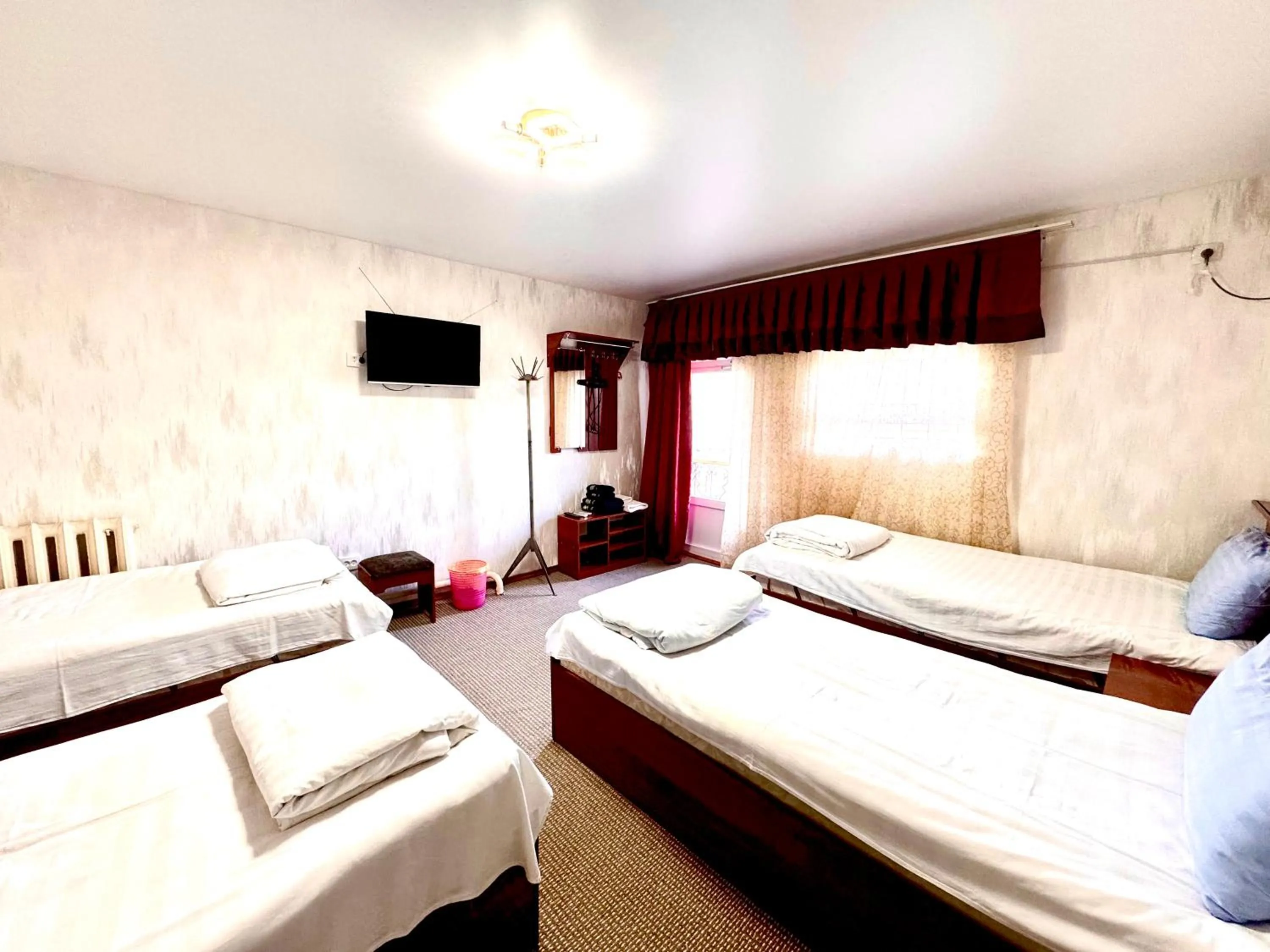 Bed in Bukhara house hotel