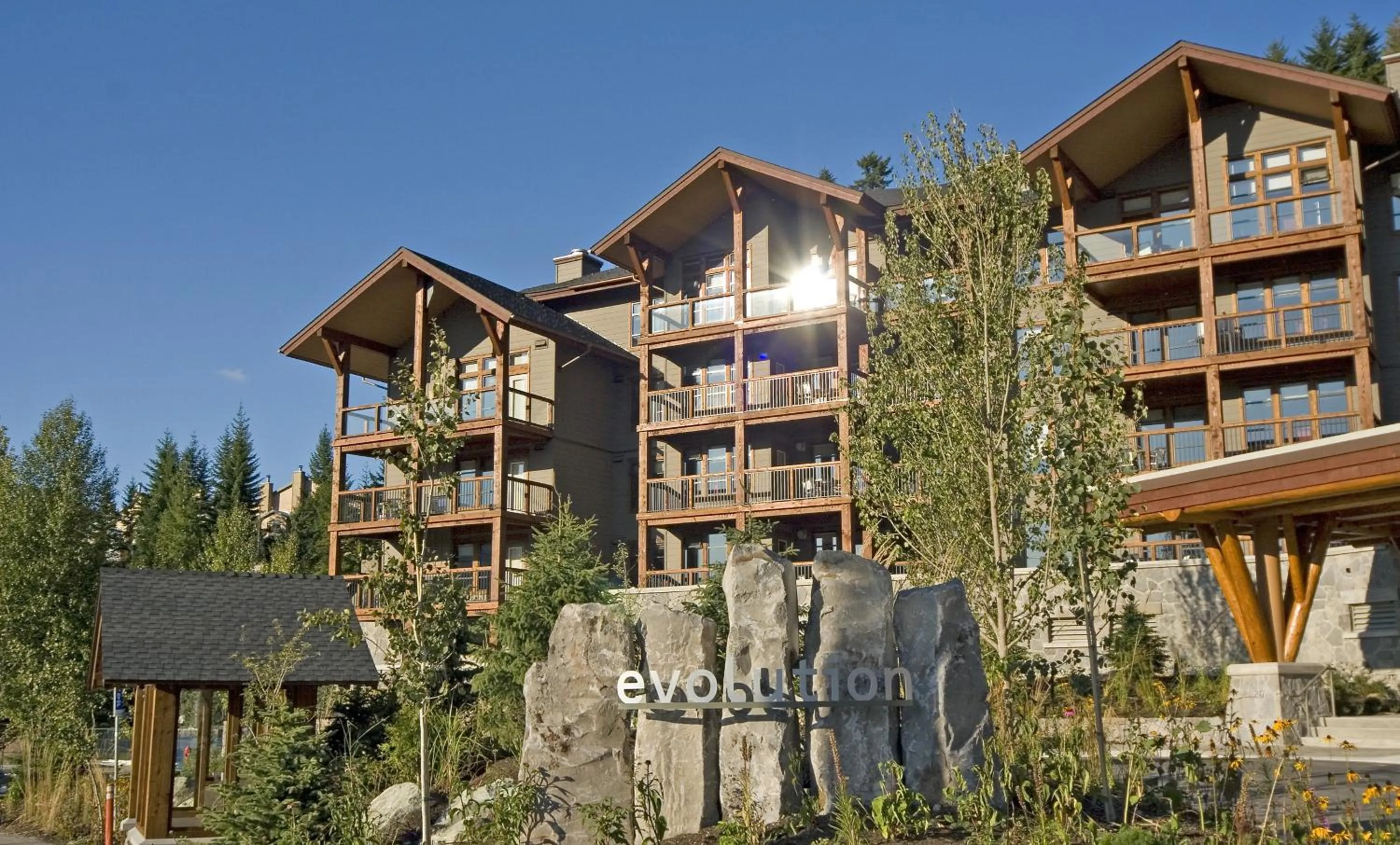 Property building in Evolution Whistler