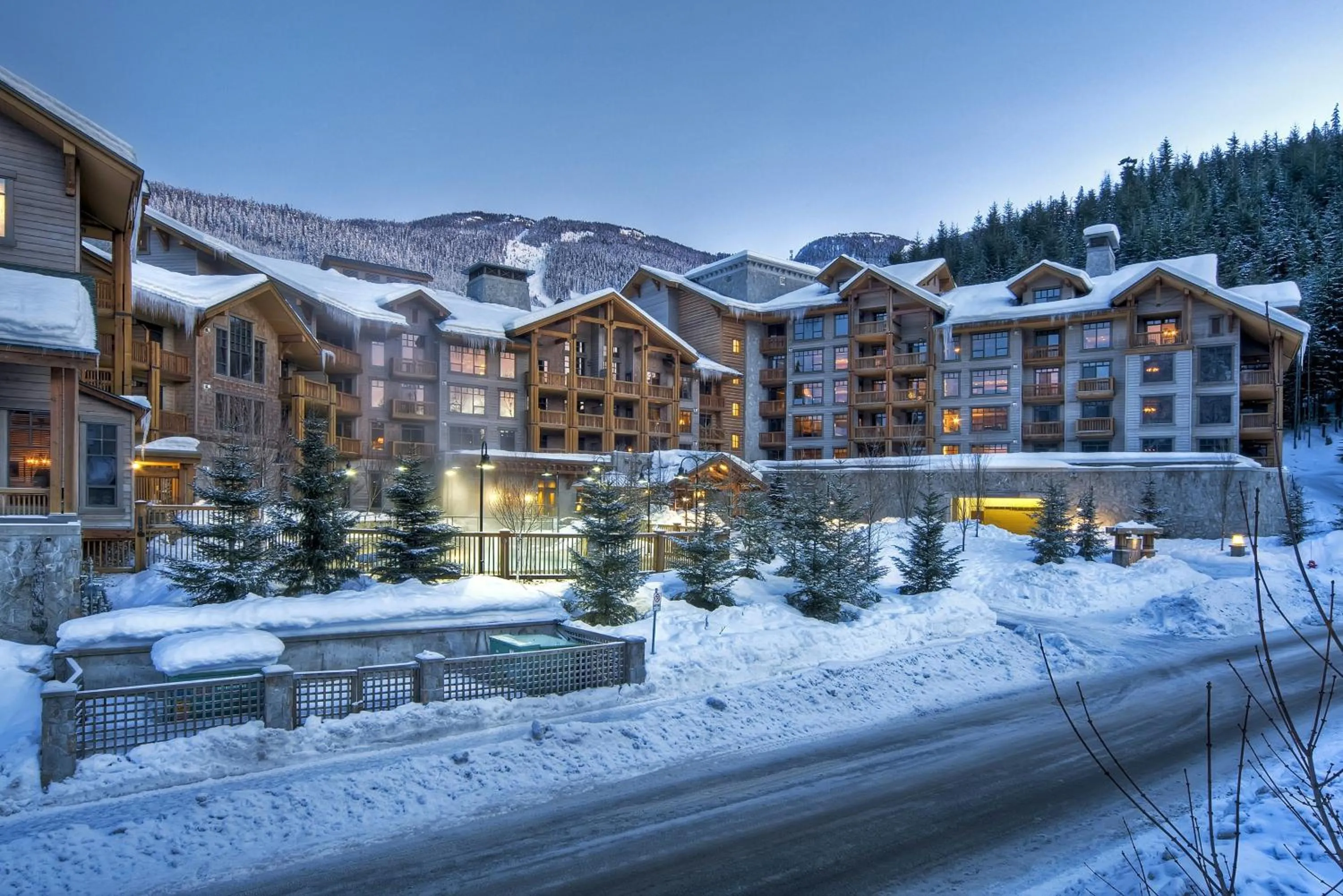 Property building in First Tracks Lodge, by Lodging Ovations