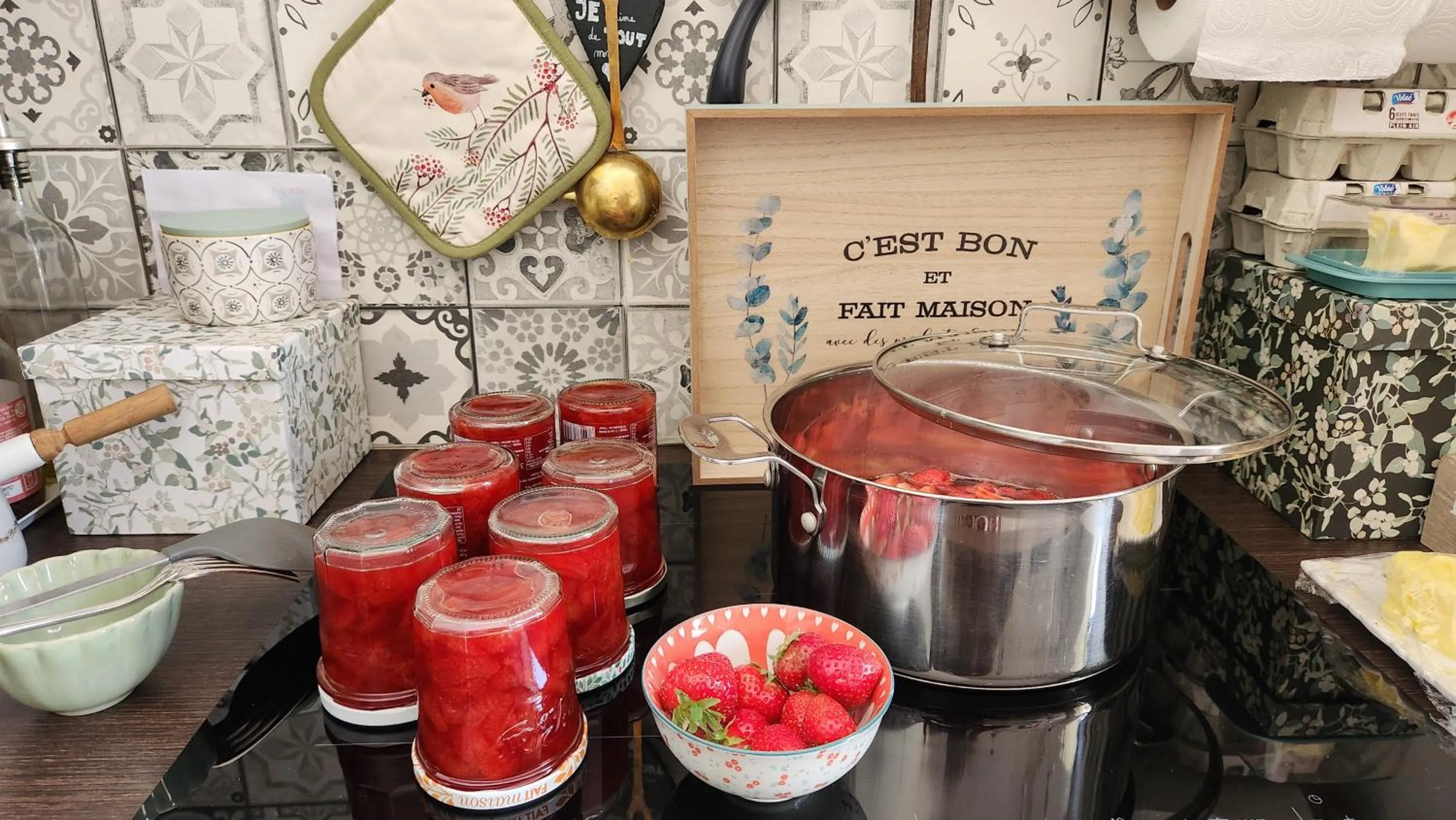 Food in Le clos Pascaline