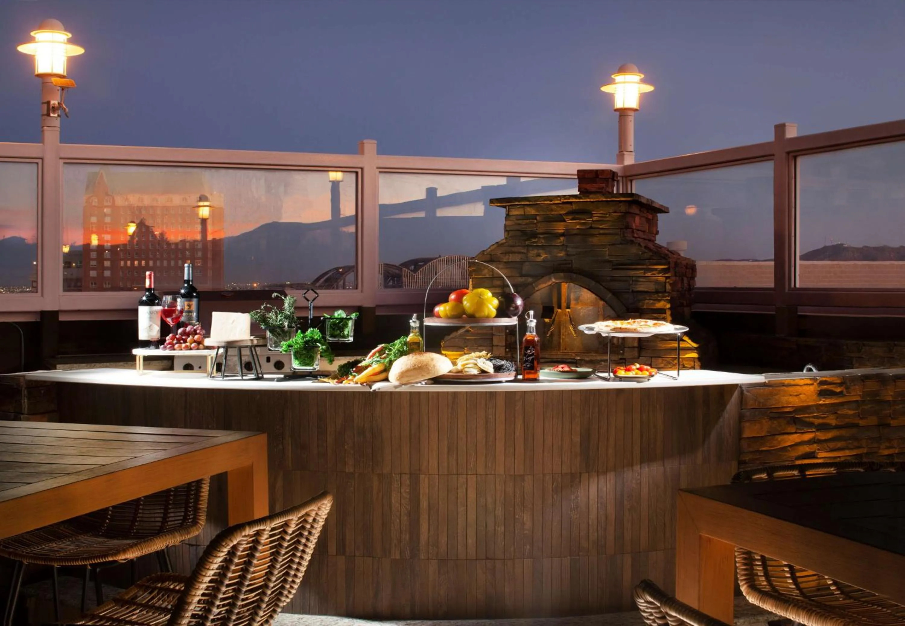 Patio in DoubleTree by Hilton El Paso Downtown