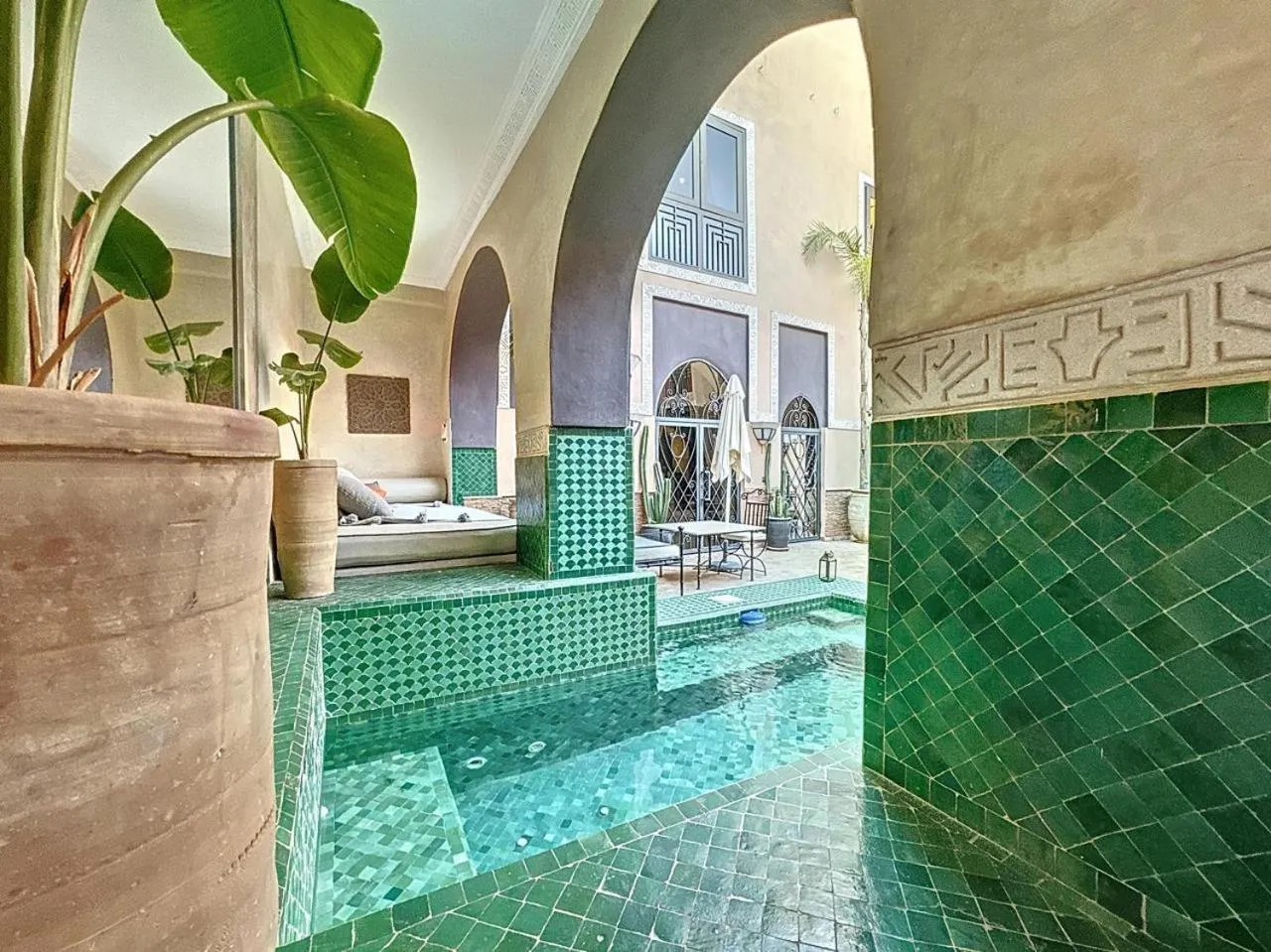 Swimming pool in Le Medina Privilège Riad & Spa