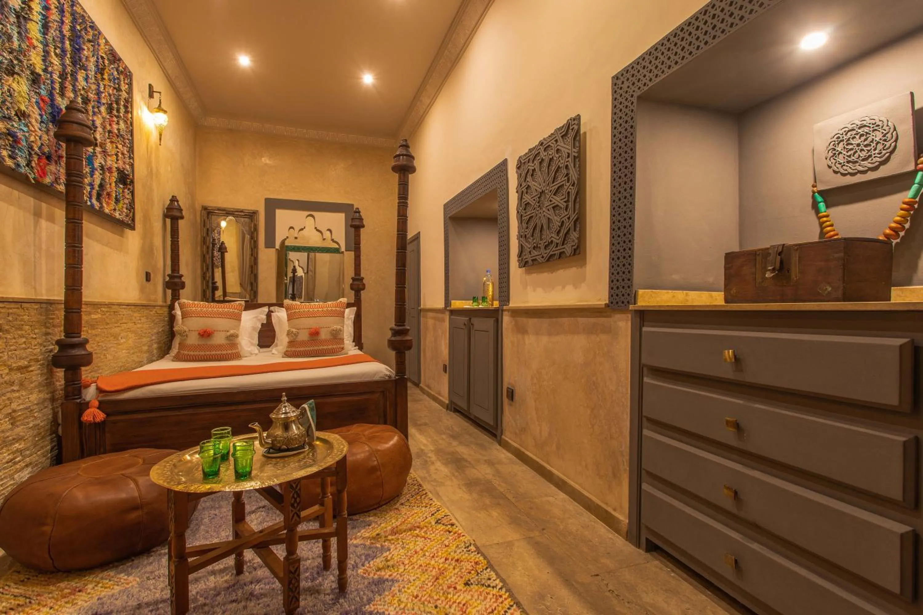 Bed in Le Medina Privilège Riad & Spa