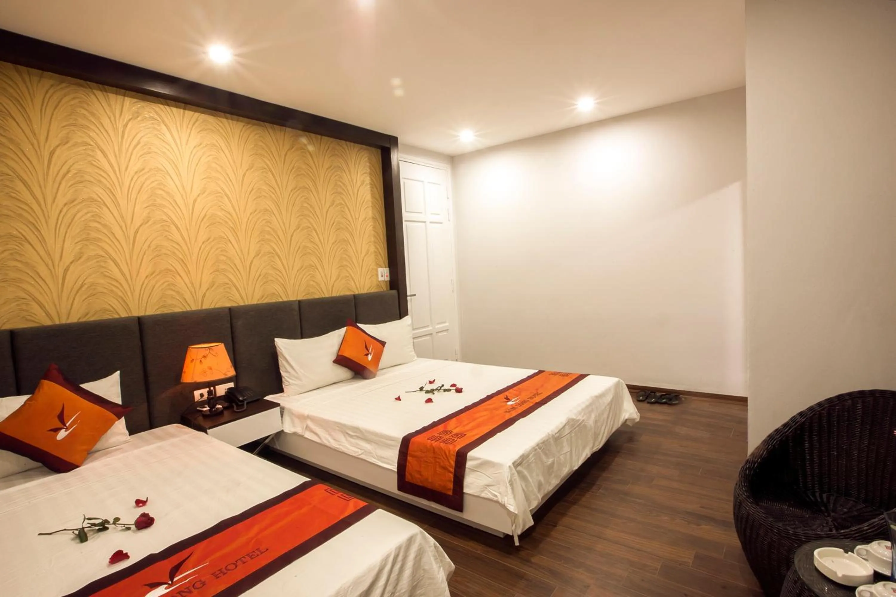 Bed in Nam Long Hotel